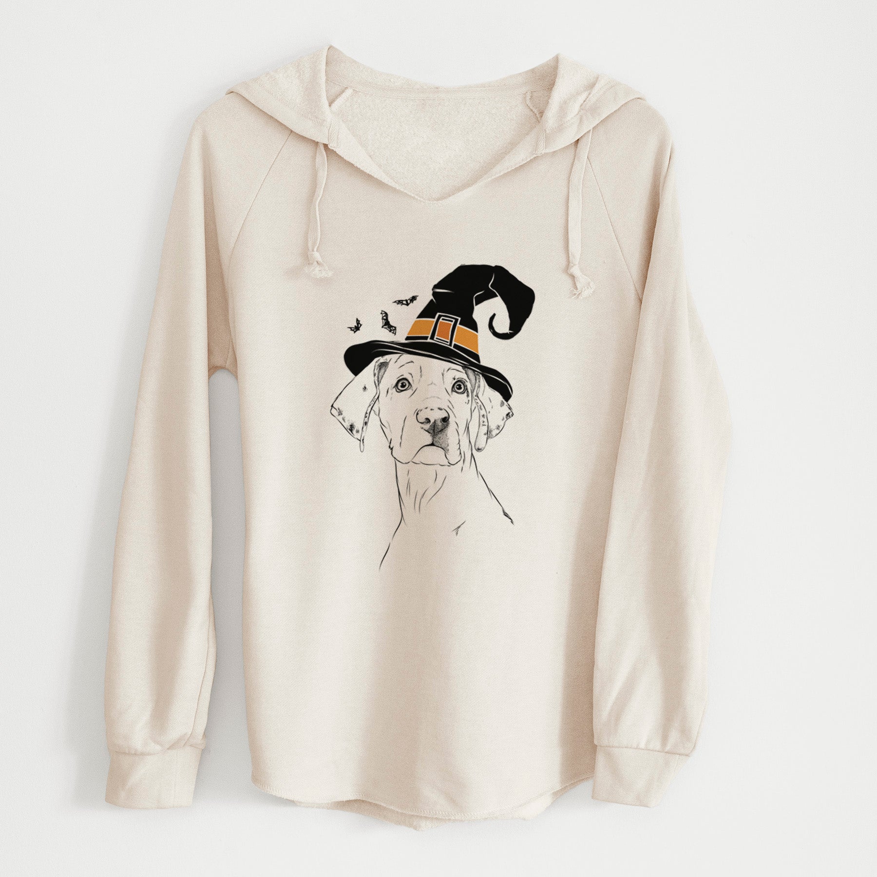 Witch Lumen the Special Needs Great Dane - Cali Wave Hooded Sweatshirt