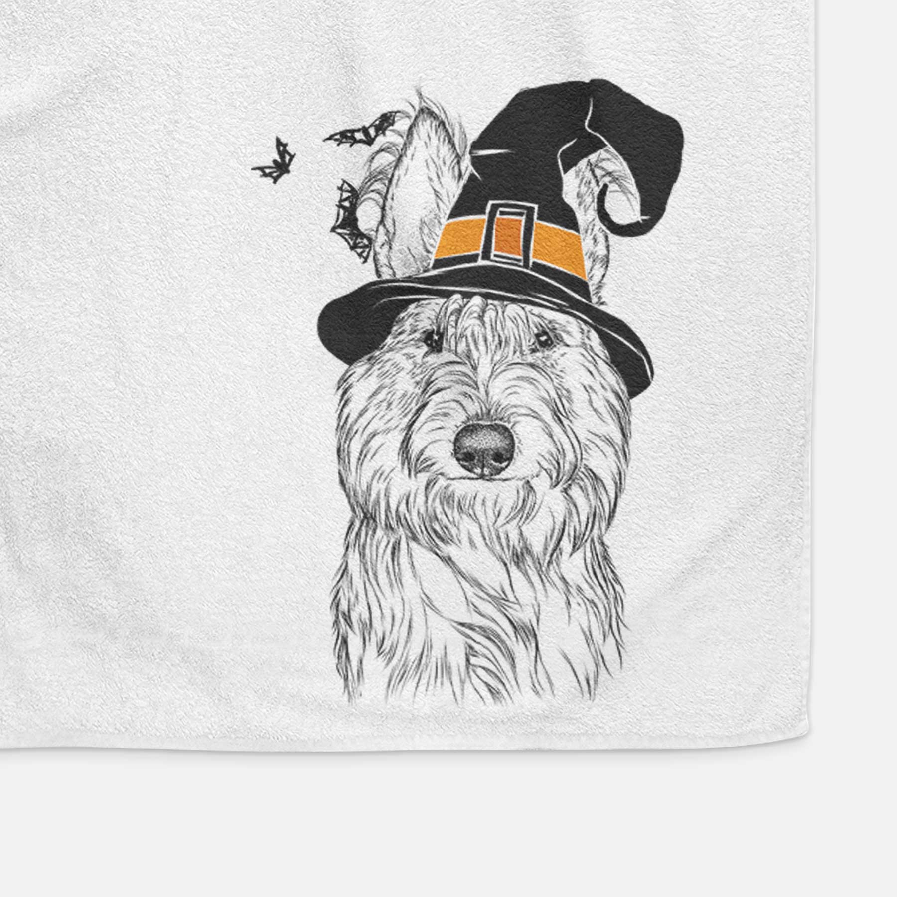 Luna the Berger Picard Decorative Hand Towel