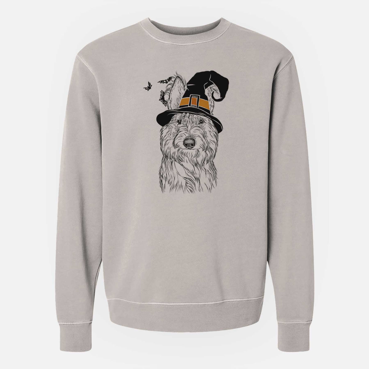 Witch Luna the Berger Picard - Unisex Pigment Dyed Crew Sweatshirt