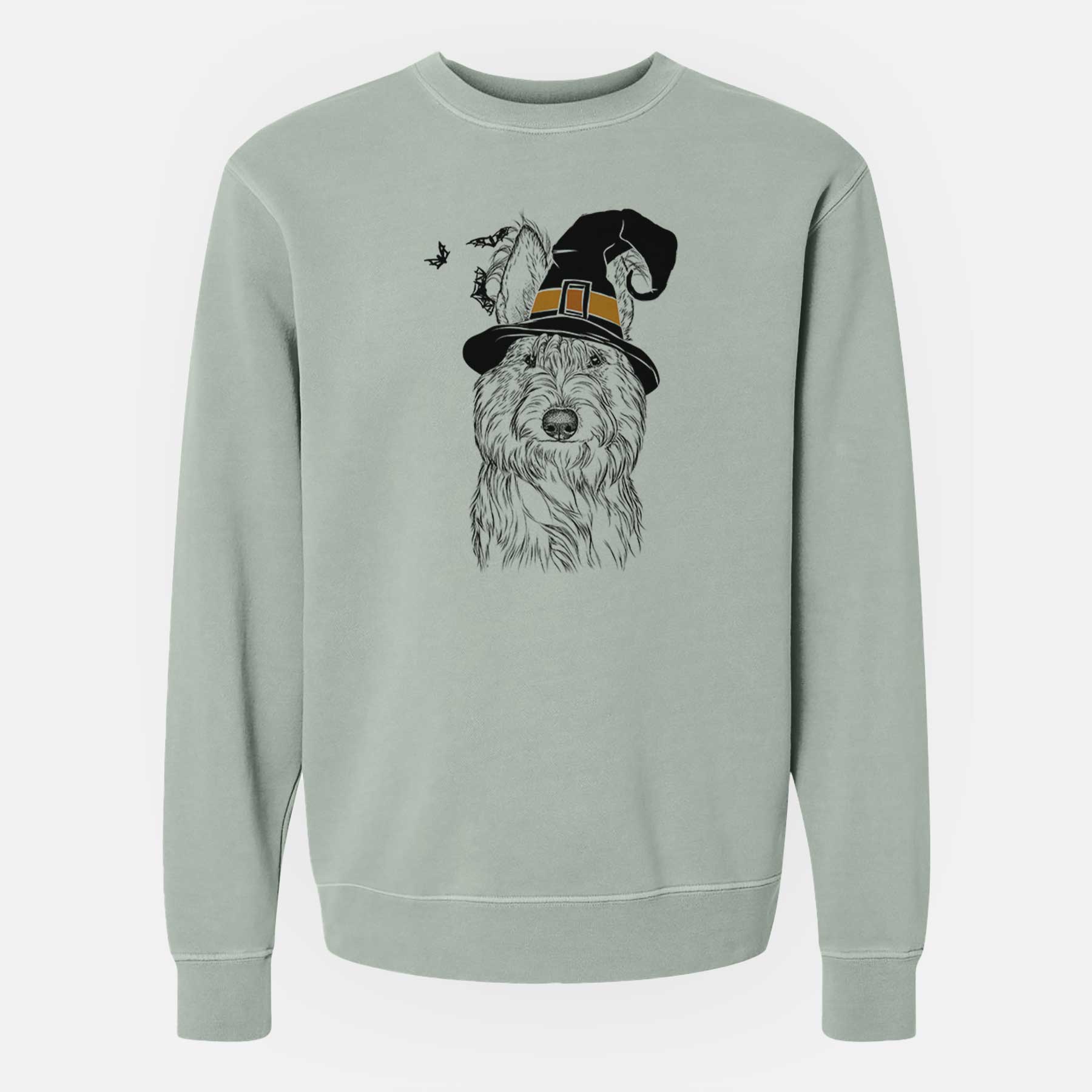 Witch Luna the Berger Picard - Unisex Pigment Dyed Crew Sweatshirt