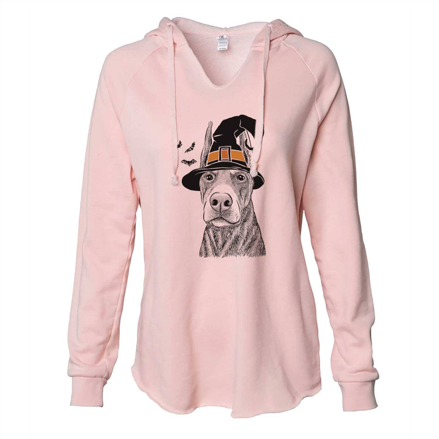 Witch Luna the Doberman Pinscher - Cali Wave Hooded Sweatshirt