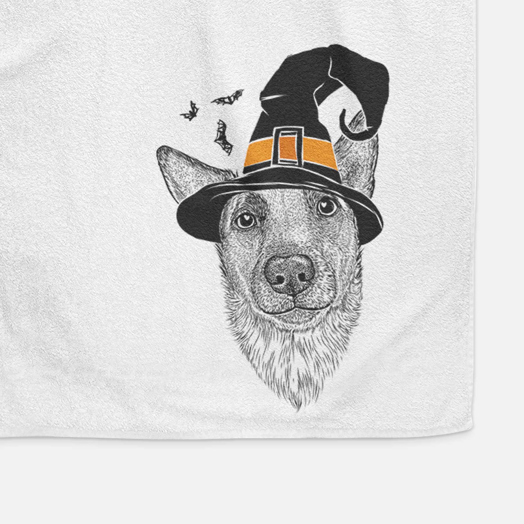 Luna the Shepherd Mix Decorative Hand Towel