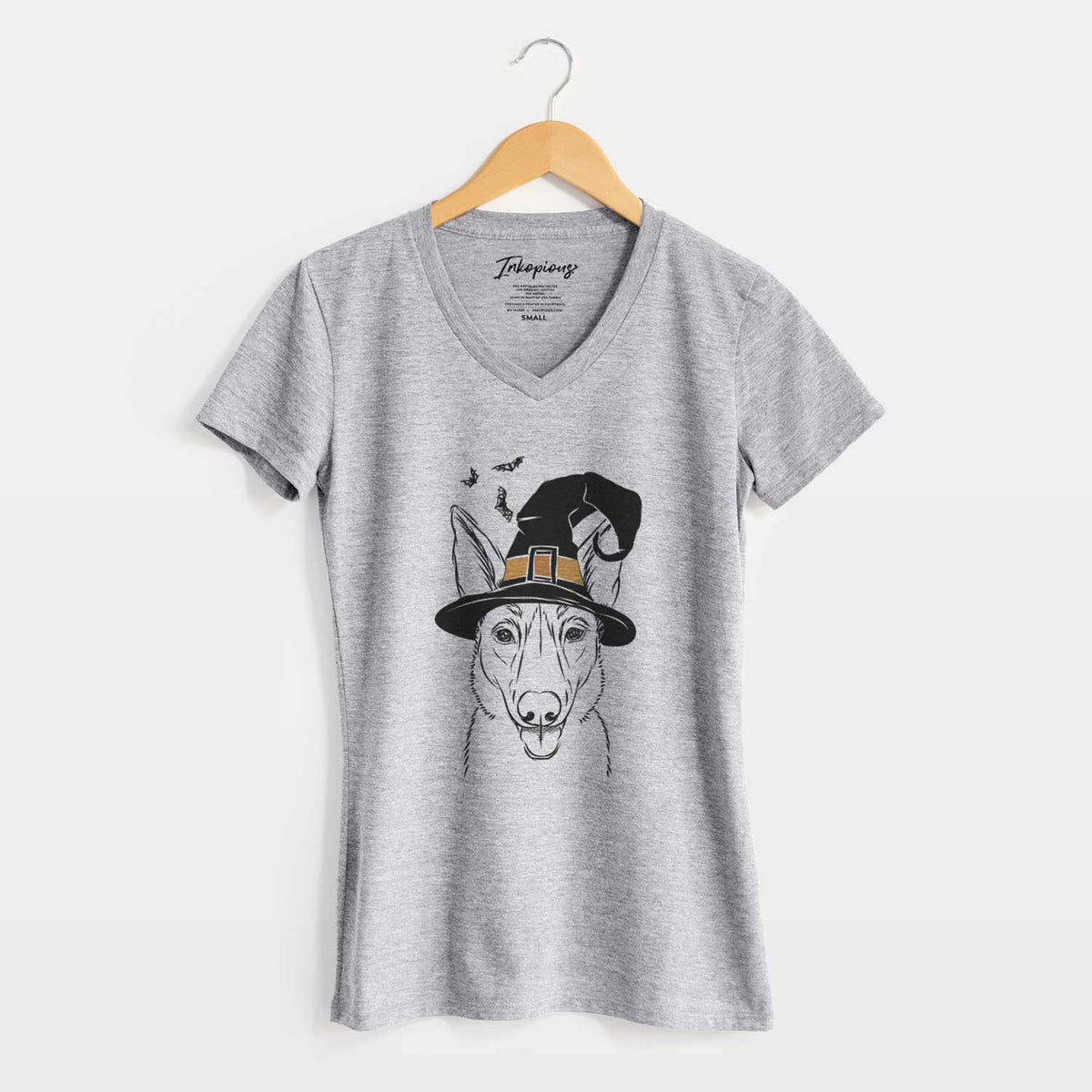 Witch Lyric the Belgian Malinois - Women's V-neck Shirt
