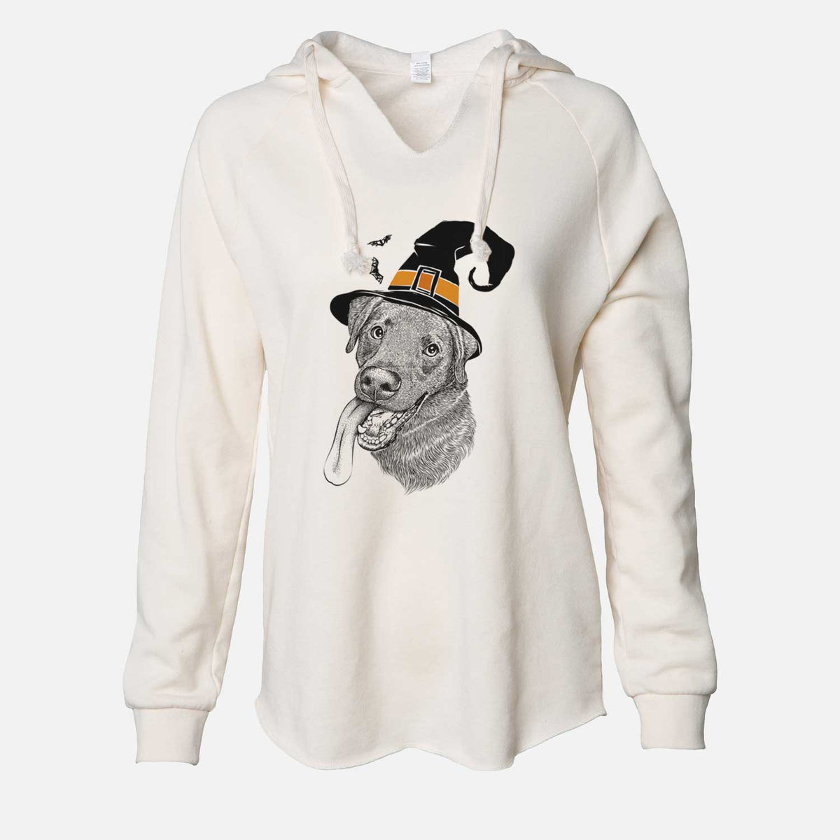 Witch Macaroni the Lab Mix - Cali Wave Hooded Sweatshirt