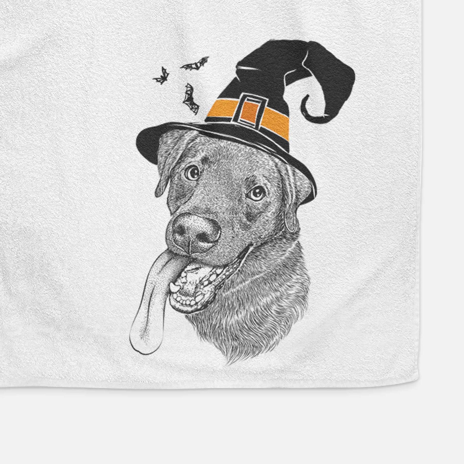 Macaroni the Lab Mix Decorative Hand Towel