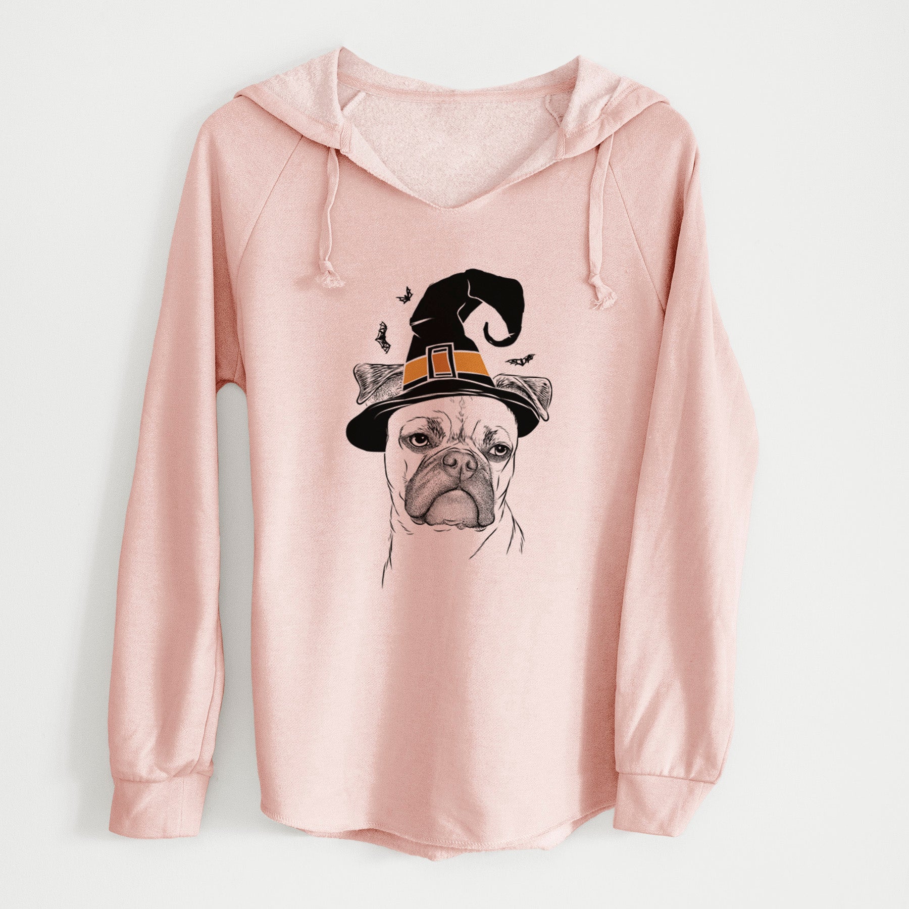 Witch Mack the Bugg (Boston Terrier/Pug) - Cali Wave Hooded Sweatshirt