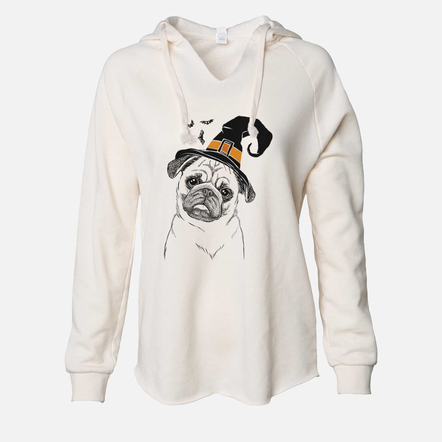 Witch Macy the Pug - Cali Wave Hooded Sweatshirt