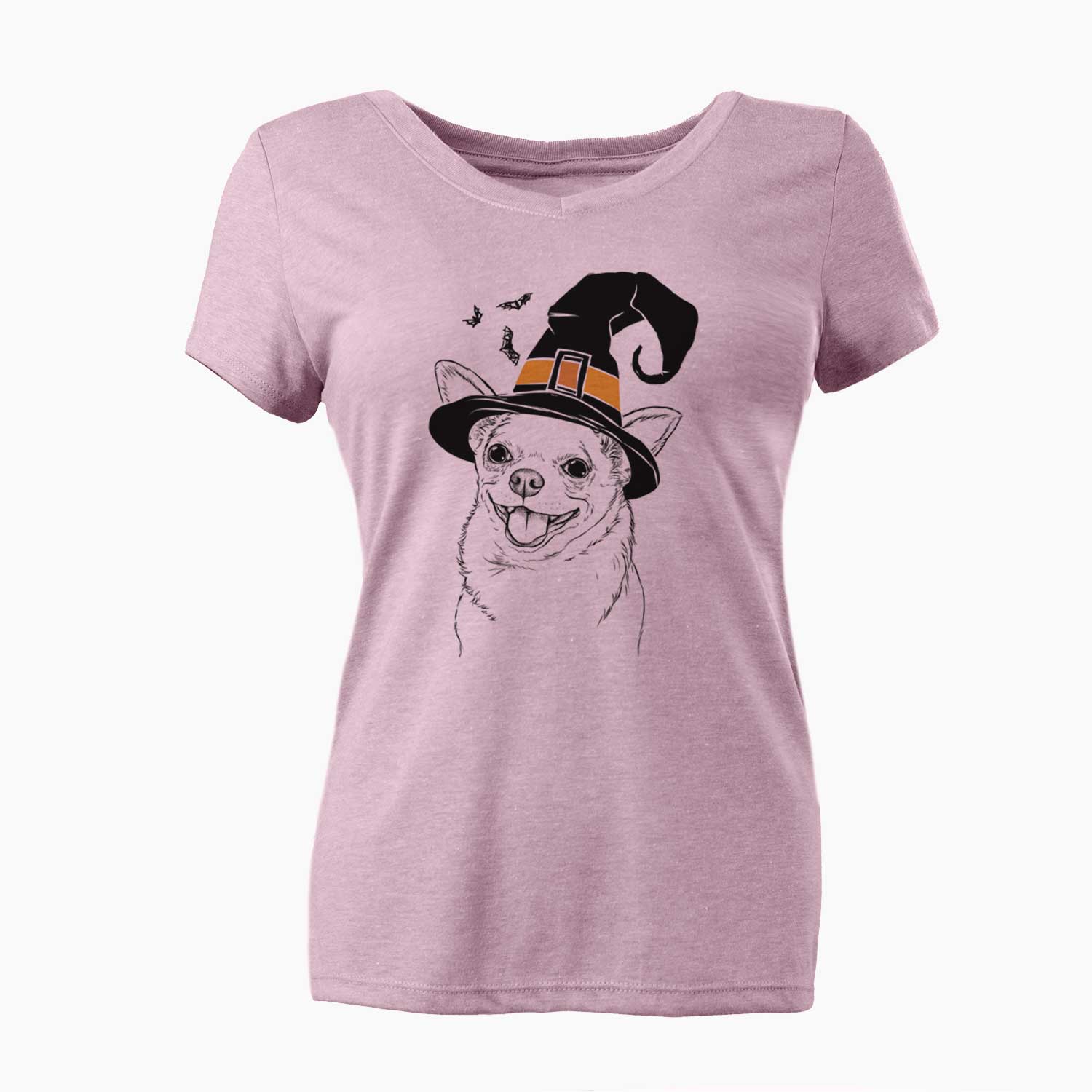 Witch Maddison Pearl the Chihuahua - Women's V-neck Shirt