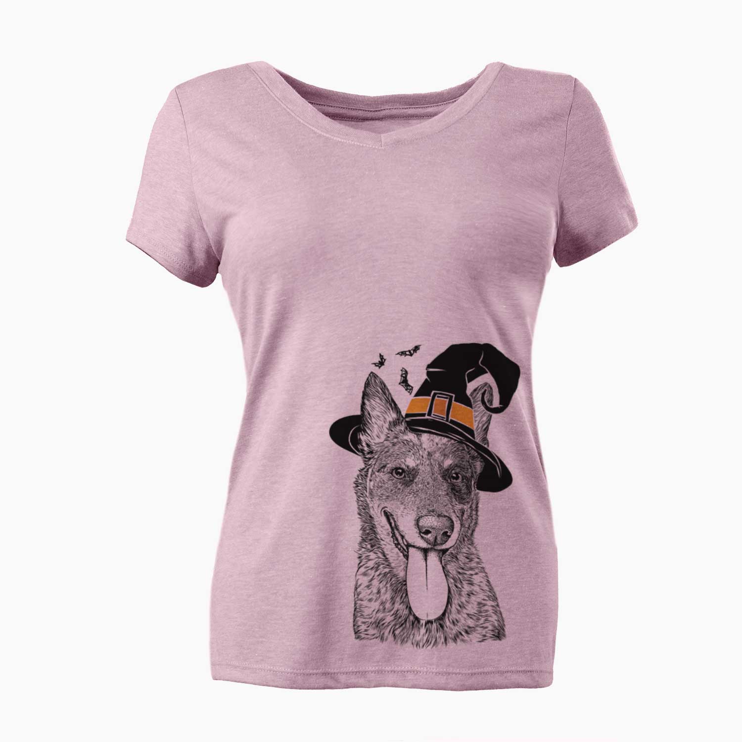 Witch Madison the Blue Heeler - Women's V-neck Shirt