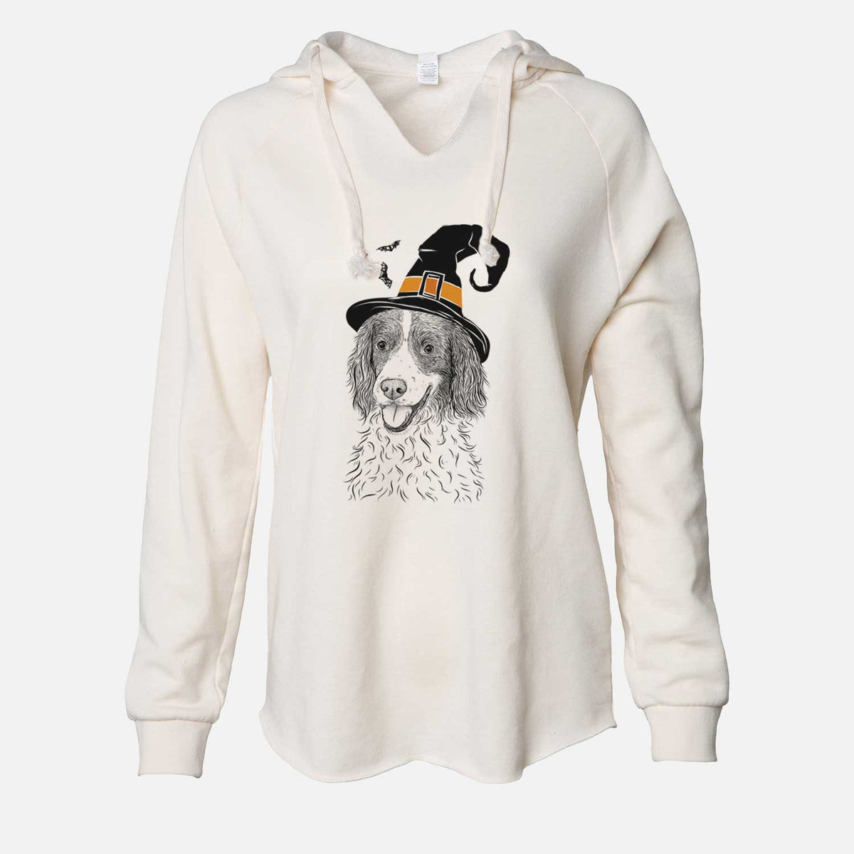Witch Maggie the Springer Spaniel - Cali Wave Hooded Sweatshirt