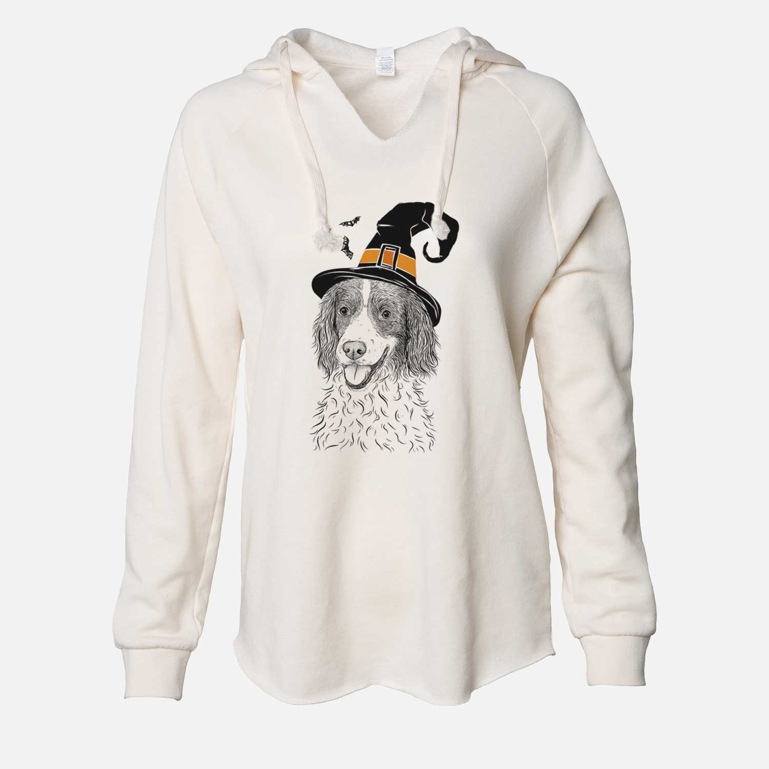 Witch Maggie the Springer Spaniel - Cali Wave Hooded Sweatshirt