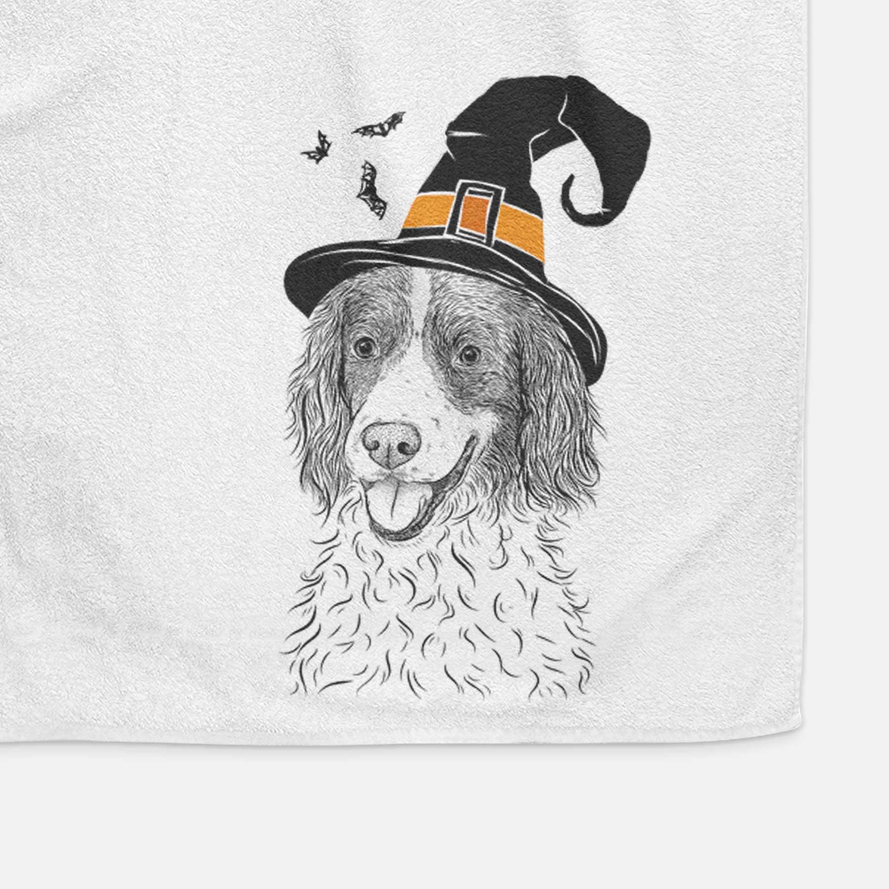 Maggie the Springer Spaniel Decorative Hand Towel