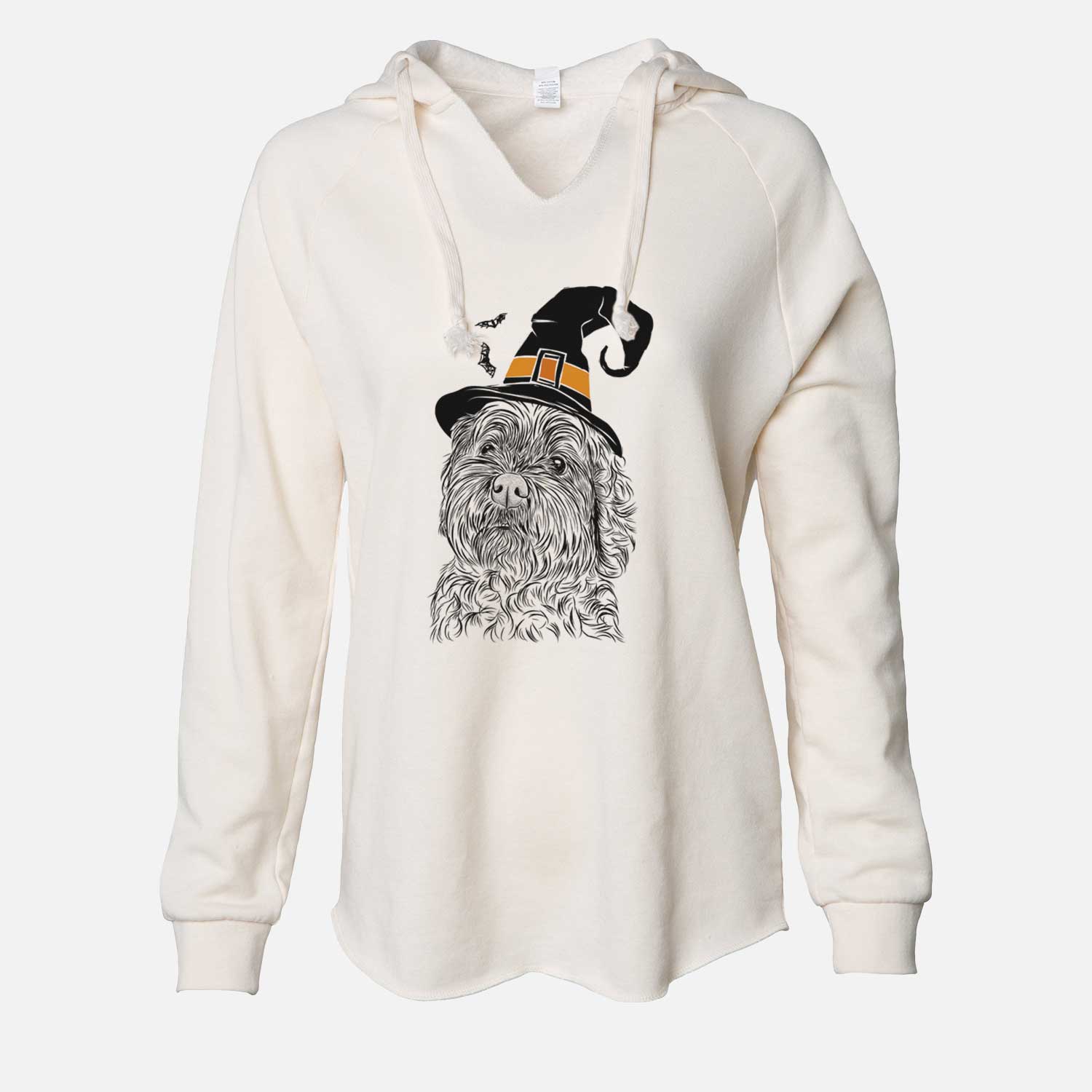 Witch Maggie Girl the Cockapoo - Cali Wave Hooded Sweatshirt