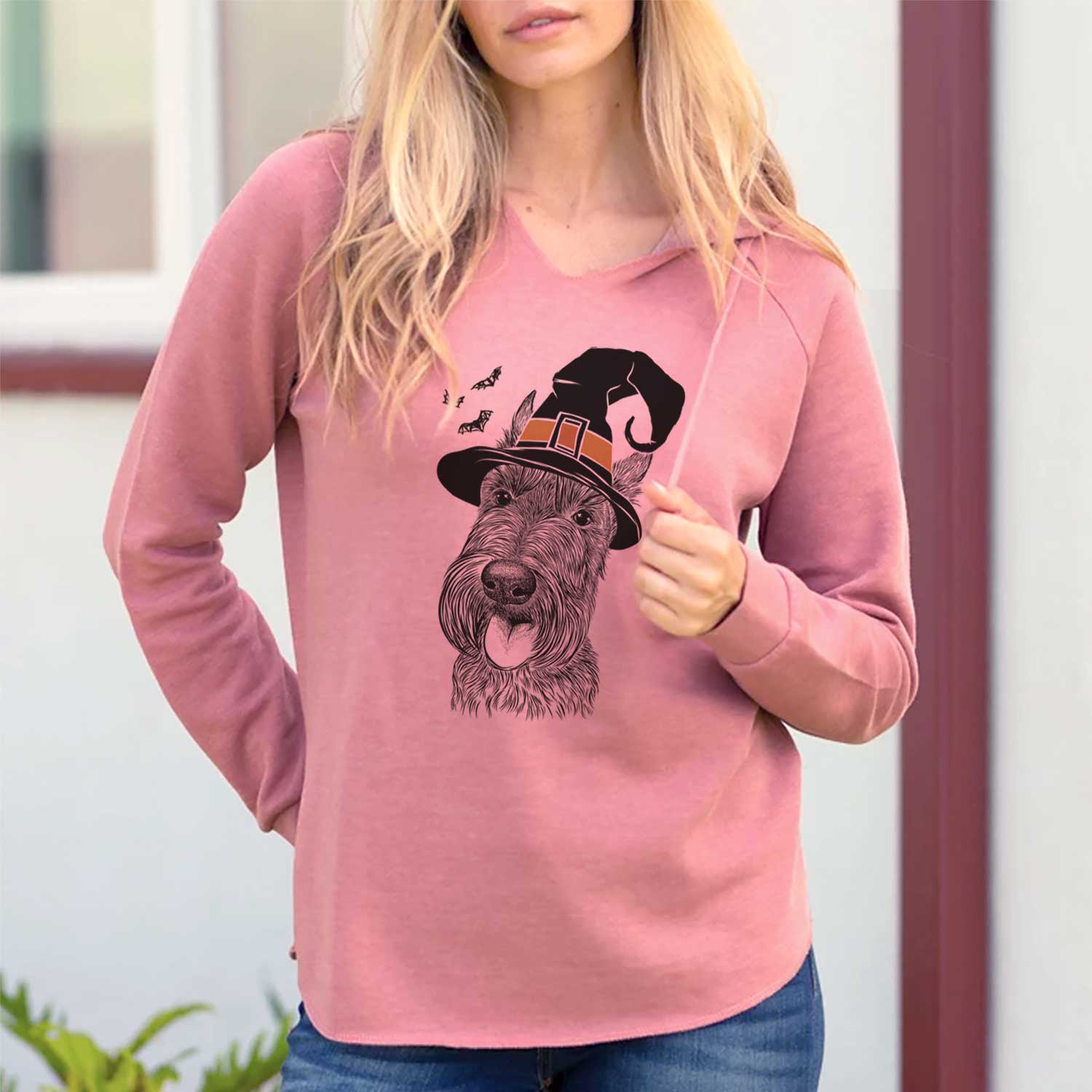 Witch Magnus the Scottish Terrier - Cali Wave Hooded Sweatshirt