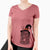 Witch Maisie Mae the Aussiedor - Women's V-neck Shirt