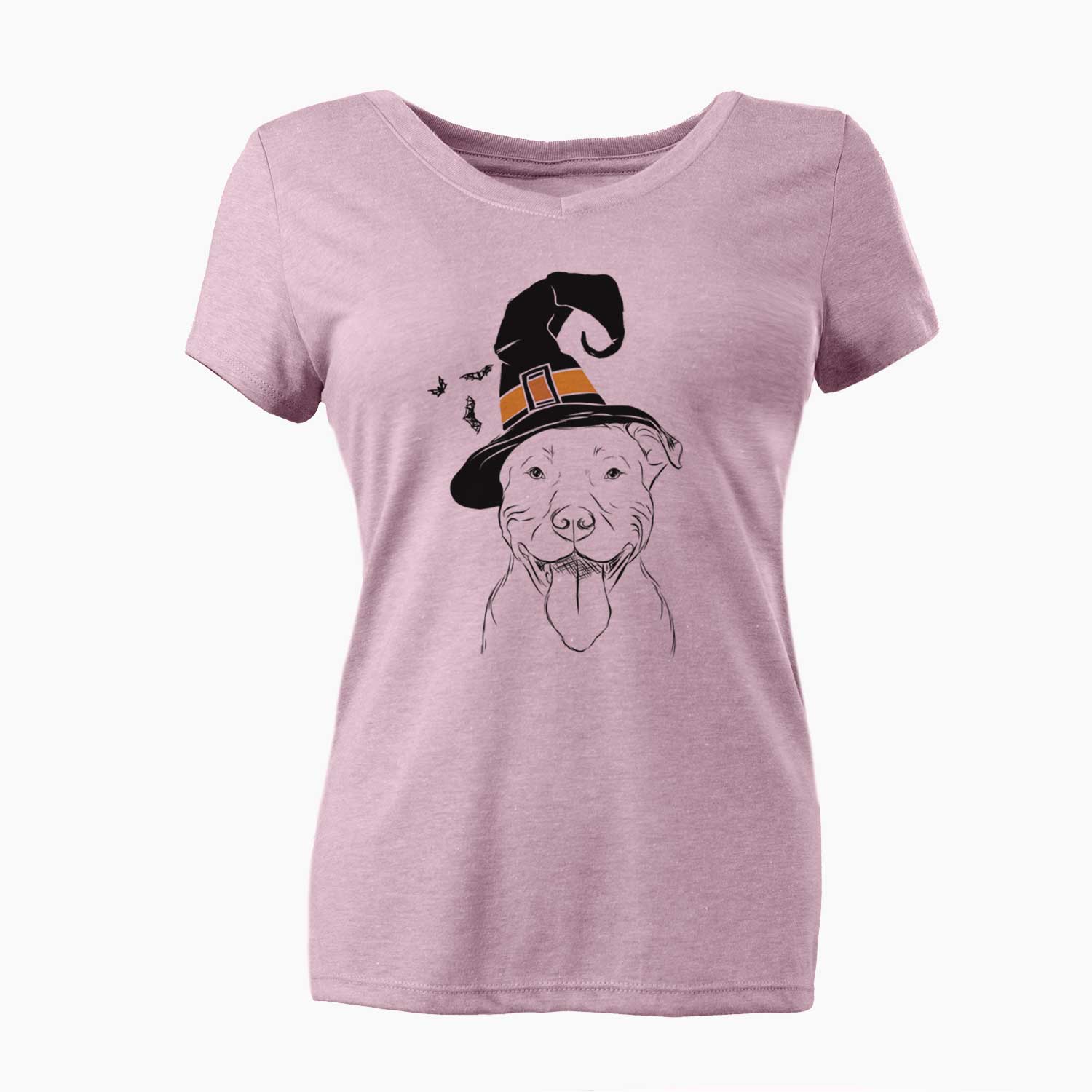 Witch Major the Pitbull - Women's V-neck Shirt