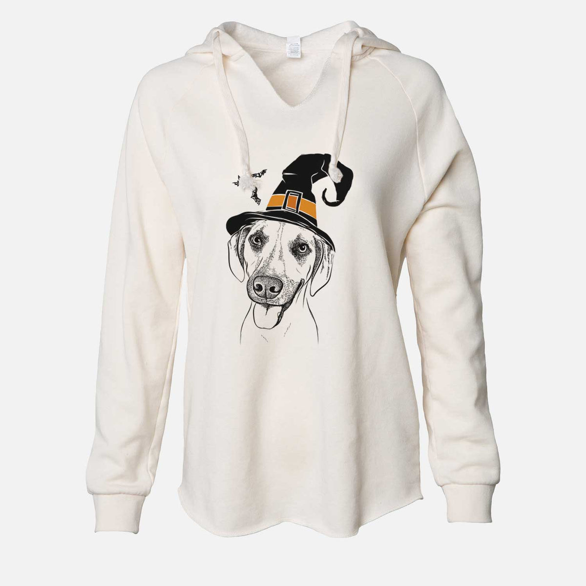 Witch Malia the American Foxhound Mix - Cali Wave Hooded Sweatshirt