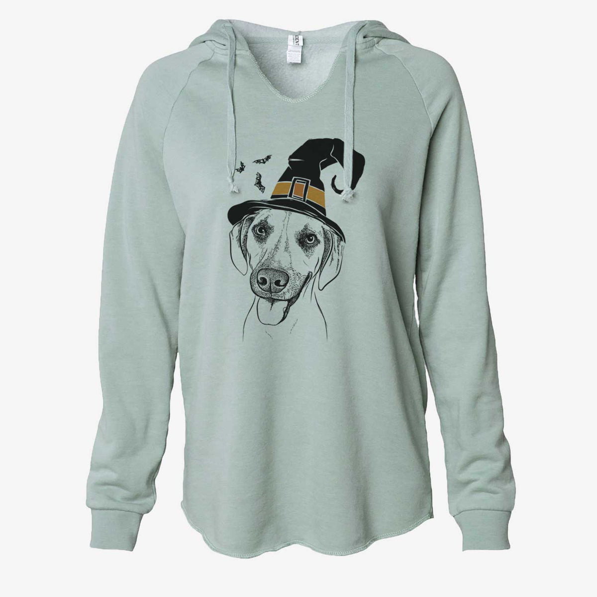 Witch Malia the American Foxhound Mix - Cali Wave Hooded Sweatshirt