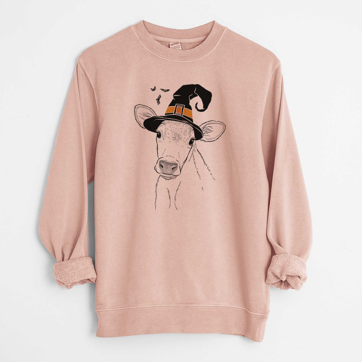 Witch Malu the Cow - Unisex Pigment Dyed Crew Sweatshirt