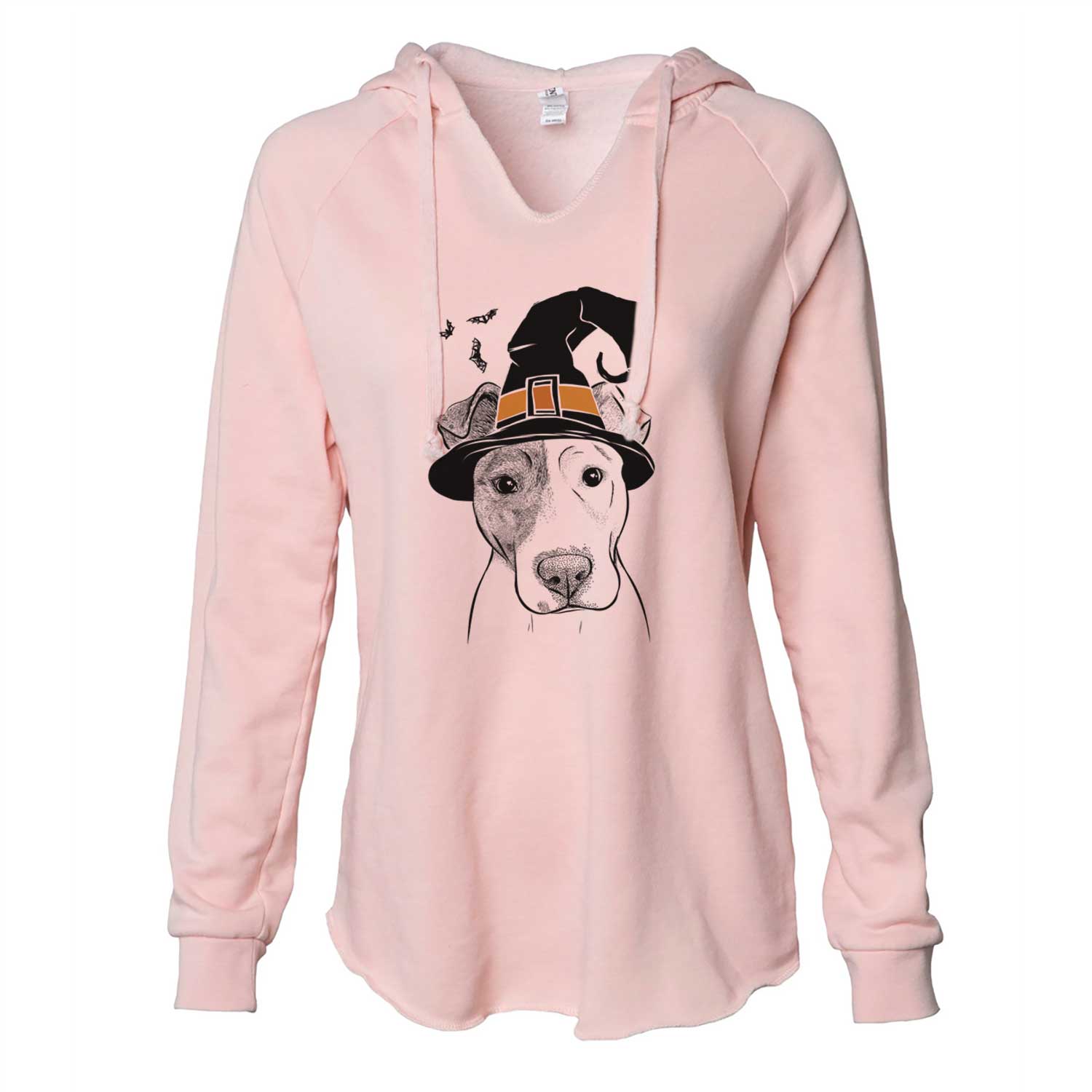 Witch Manchi the Pitbull Mix - Cali Wave Hooded Sweatshirt