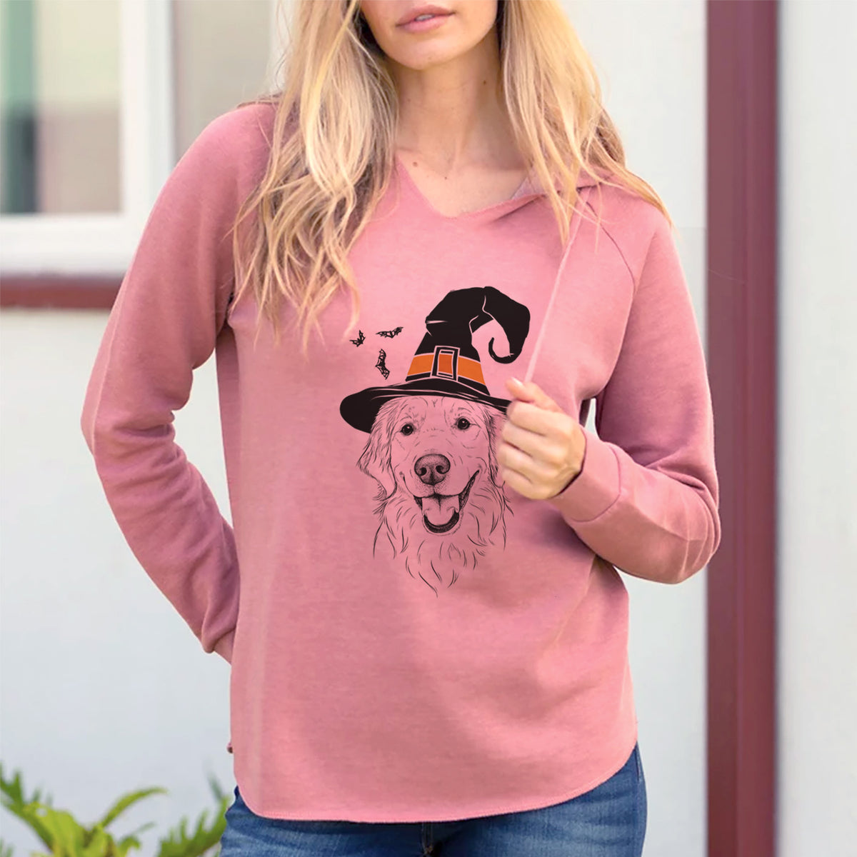 Witch Maple the Golden Retriever - Cali Wave Hooded Sweatshirt
