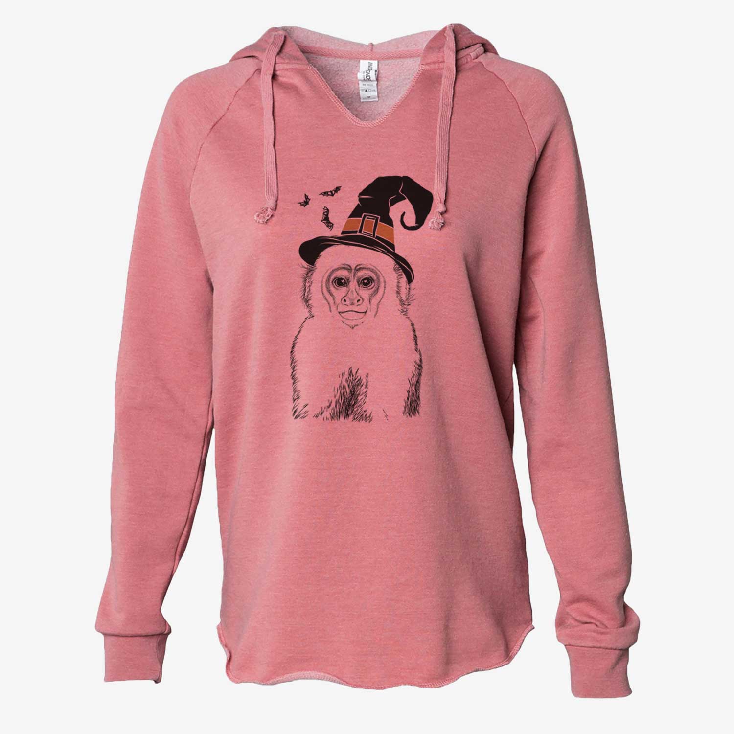 Witch Marcel the Capuchin Monkey - Cali Wave Hooded Sweatshirt