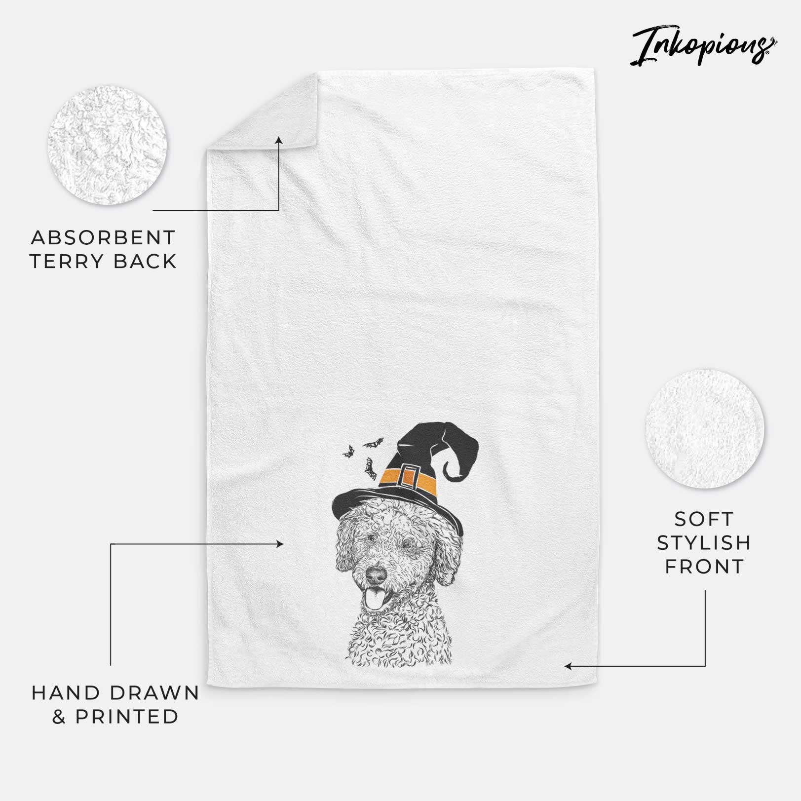 Marlow the Goldendoodle Decorative Hand Towel