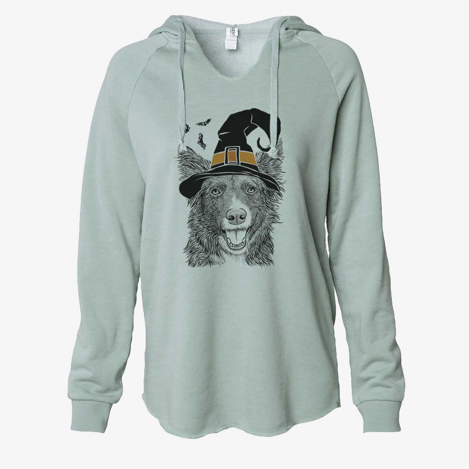 Witch Marti the Border Collie - Cali Wave Hooded Sweatshirt