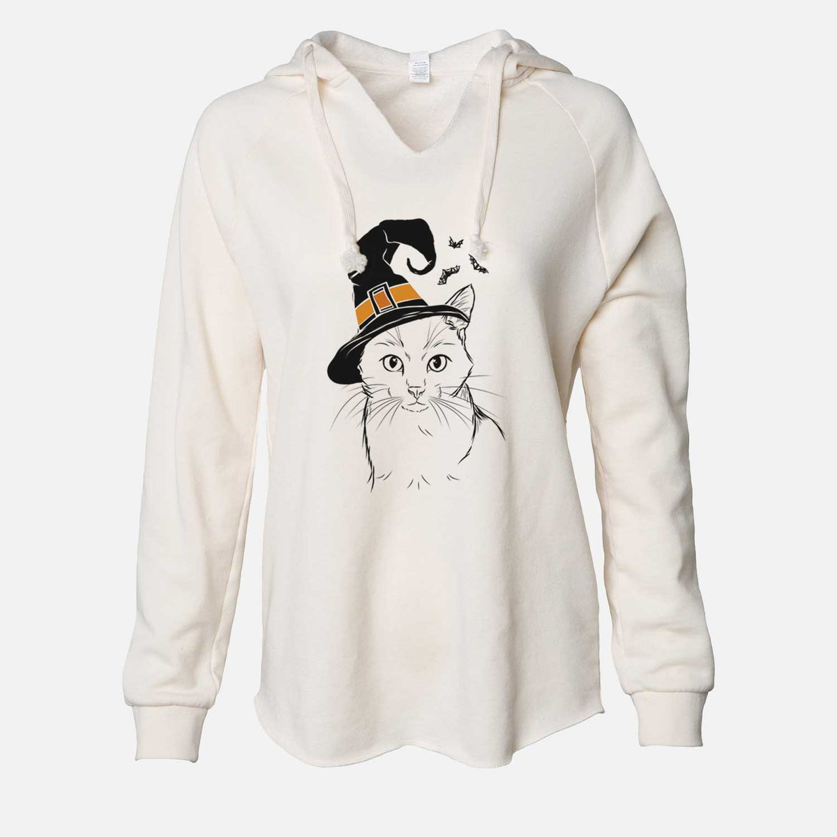 Witch Maverick the Cat - Cali Wave Hooded Sweatshirt