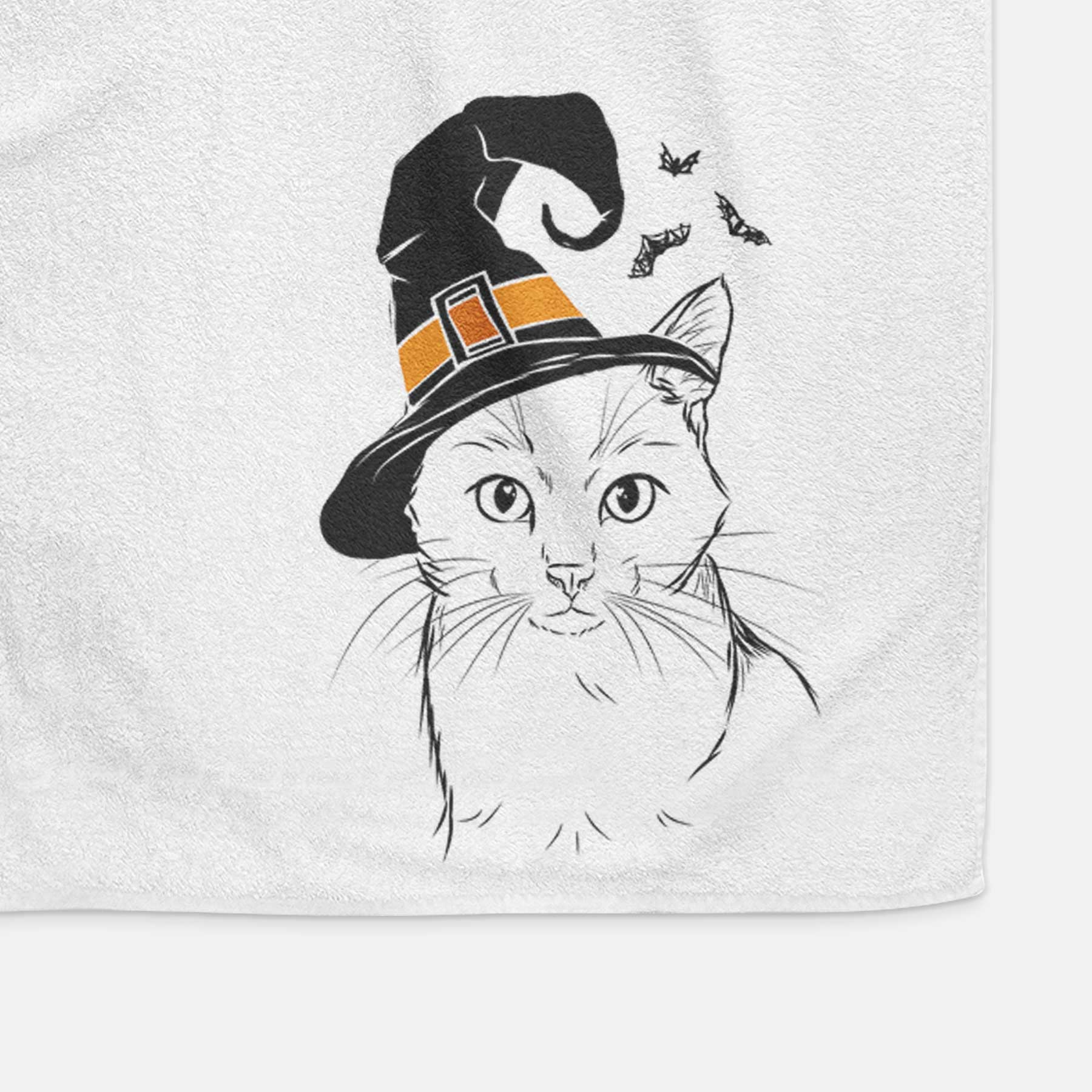 Maverick the Cat Decorative Hand Towel