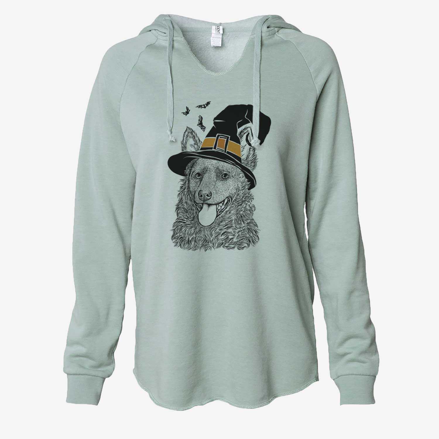 Witch Maximo the Mudi - Cali Wave Hooded Sweatshirt