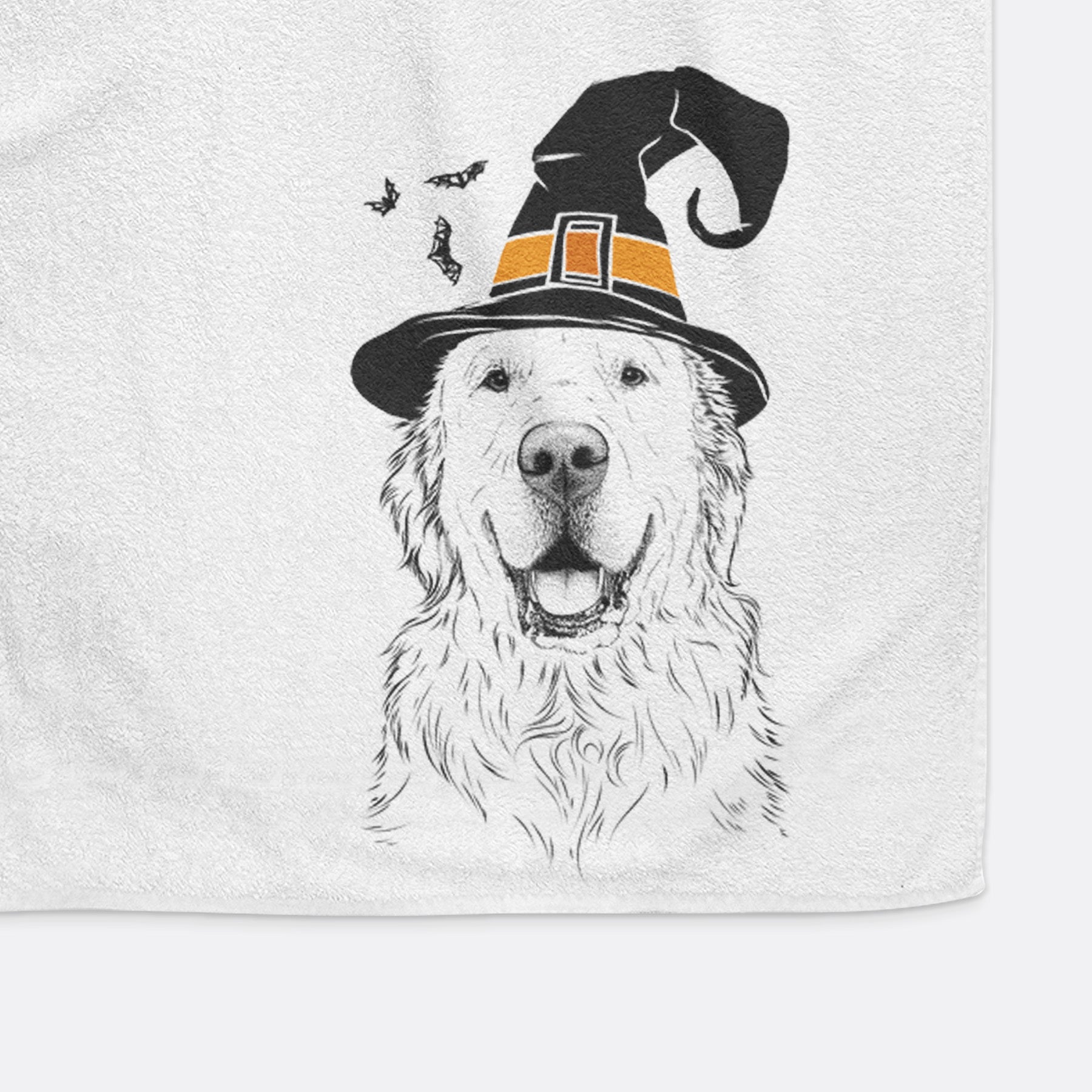 Maximus the Golden Retriever Decorative Hand Towel