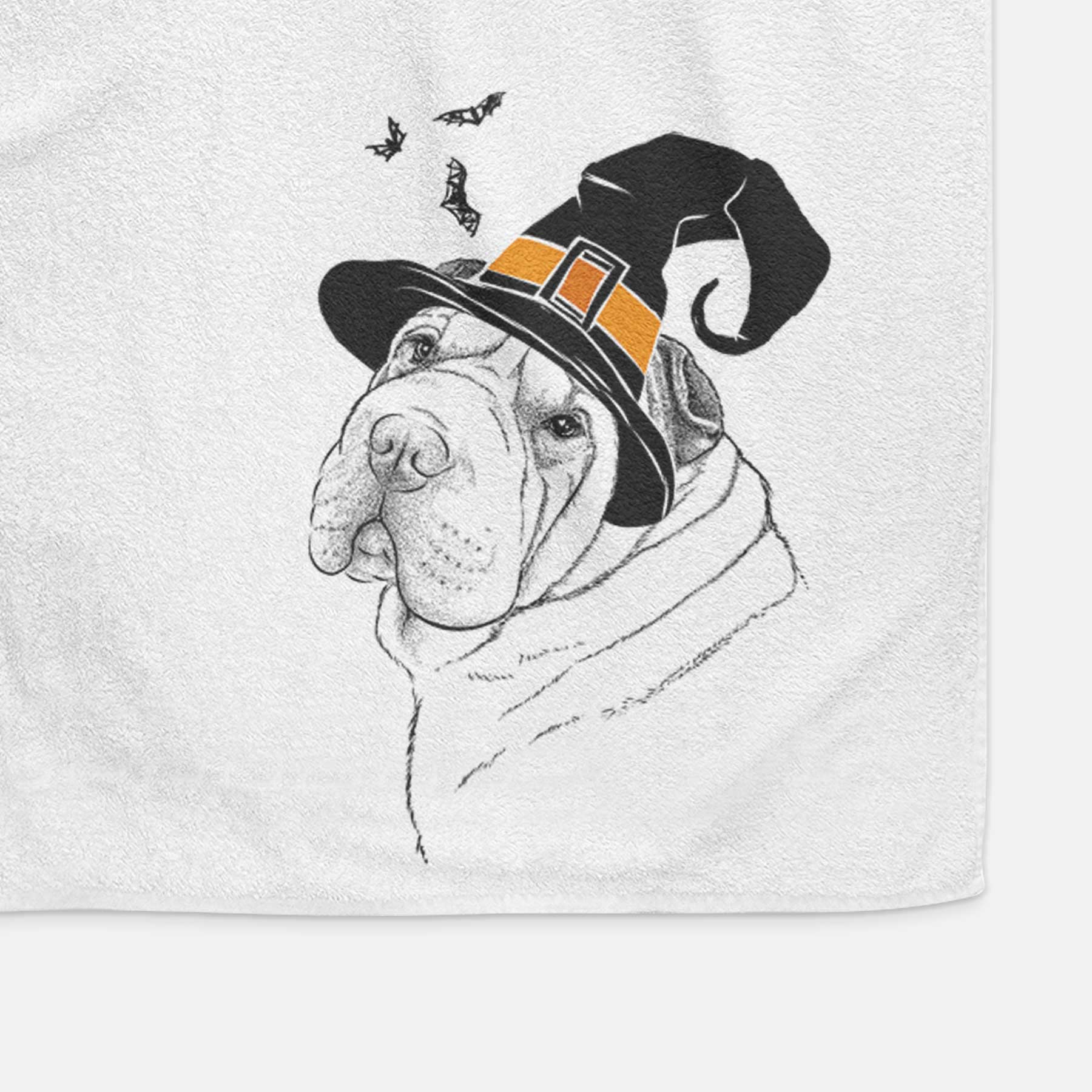 Maximus the Shar Pei Decorative Hand Towel