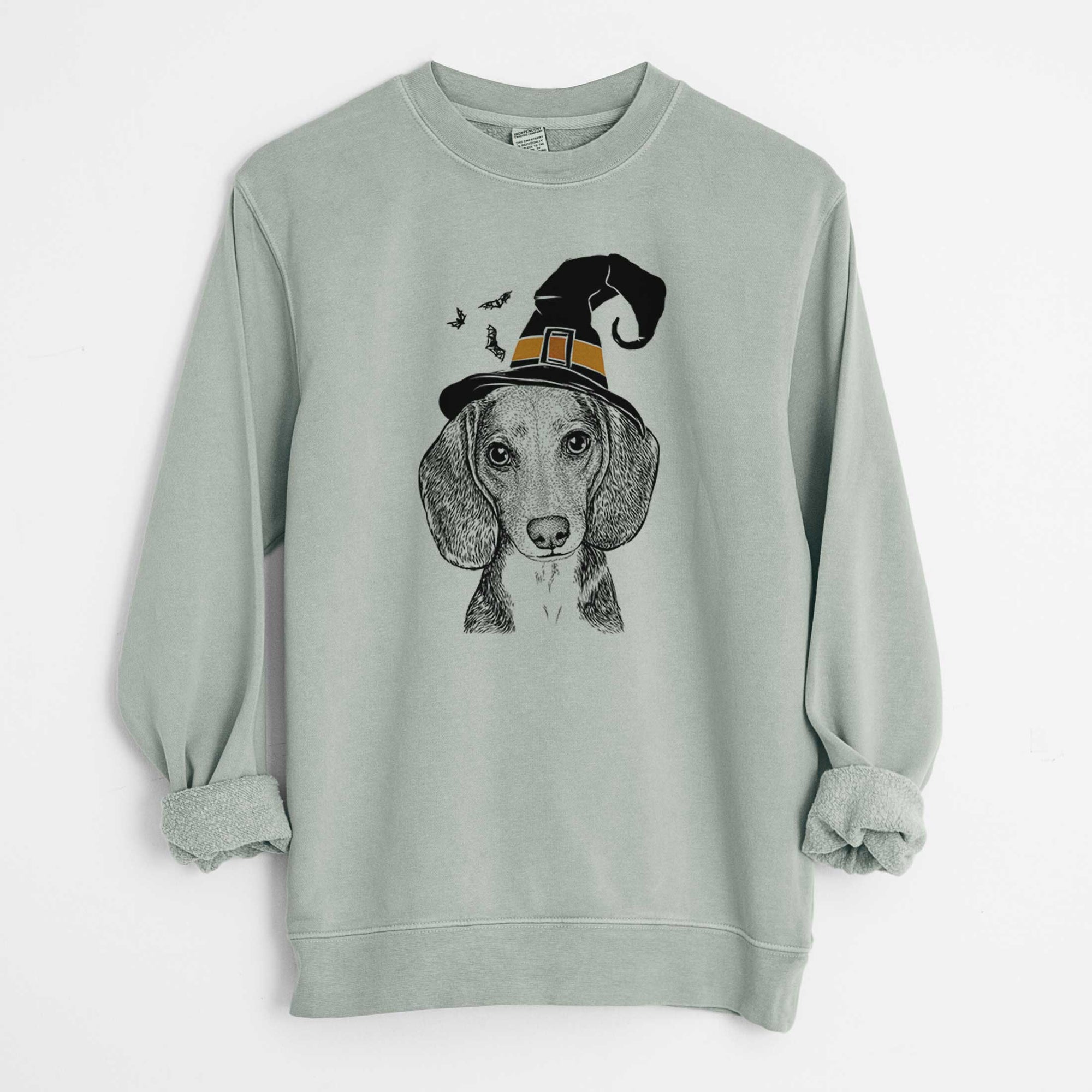 Witch Mayor Andy the Beagle - Unisex Pigment Dyed Crew Sweatshirt