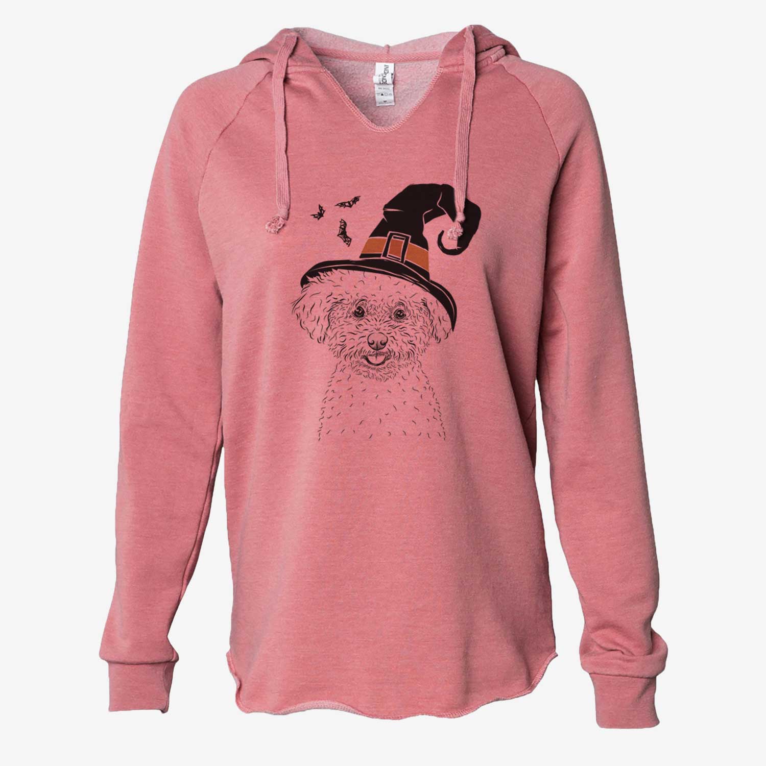 Witch Mickey the Bichon Frise - Cali Wave Hooded Sweatshirt