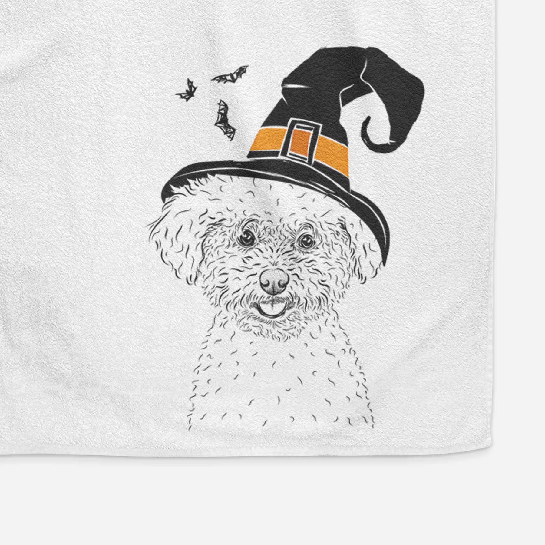 Mickey the Bichon Frise Decorative Hand Towel