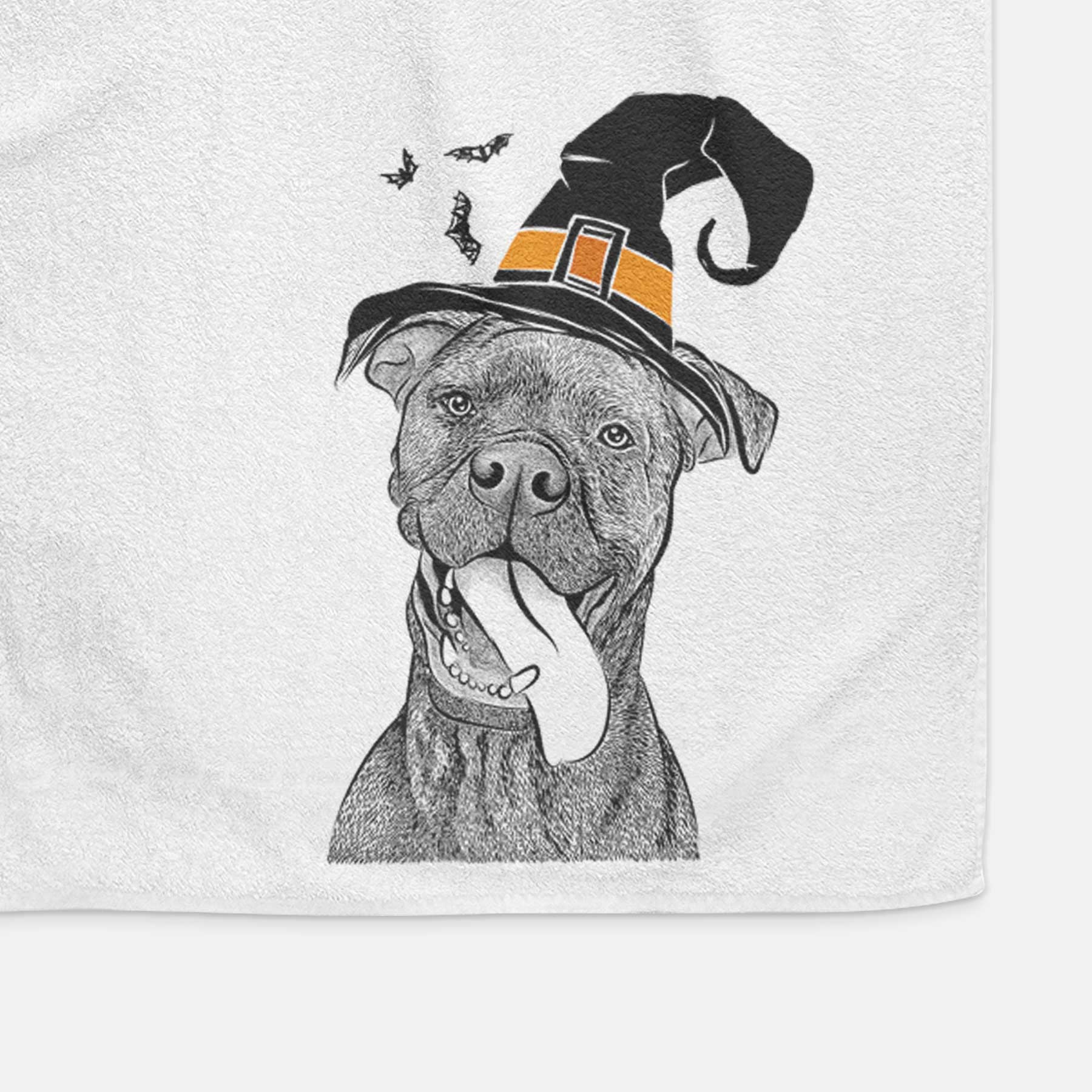 Mikey the Boxador Decorative Hand Towel