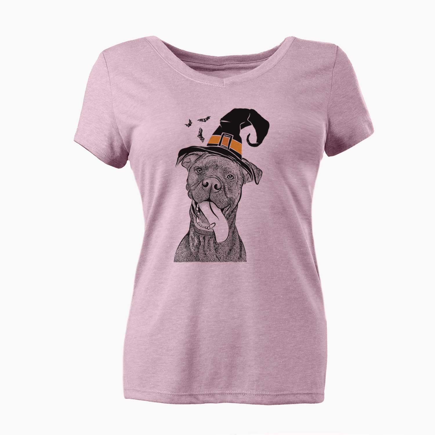 Witch Mikey the Boxador - Women's V-neck Shirt