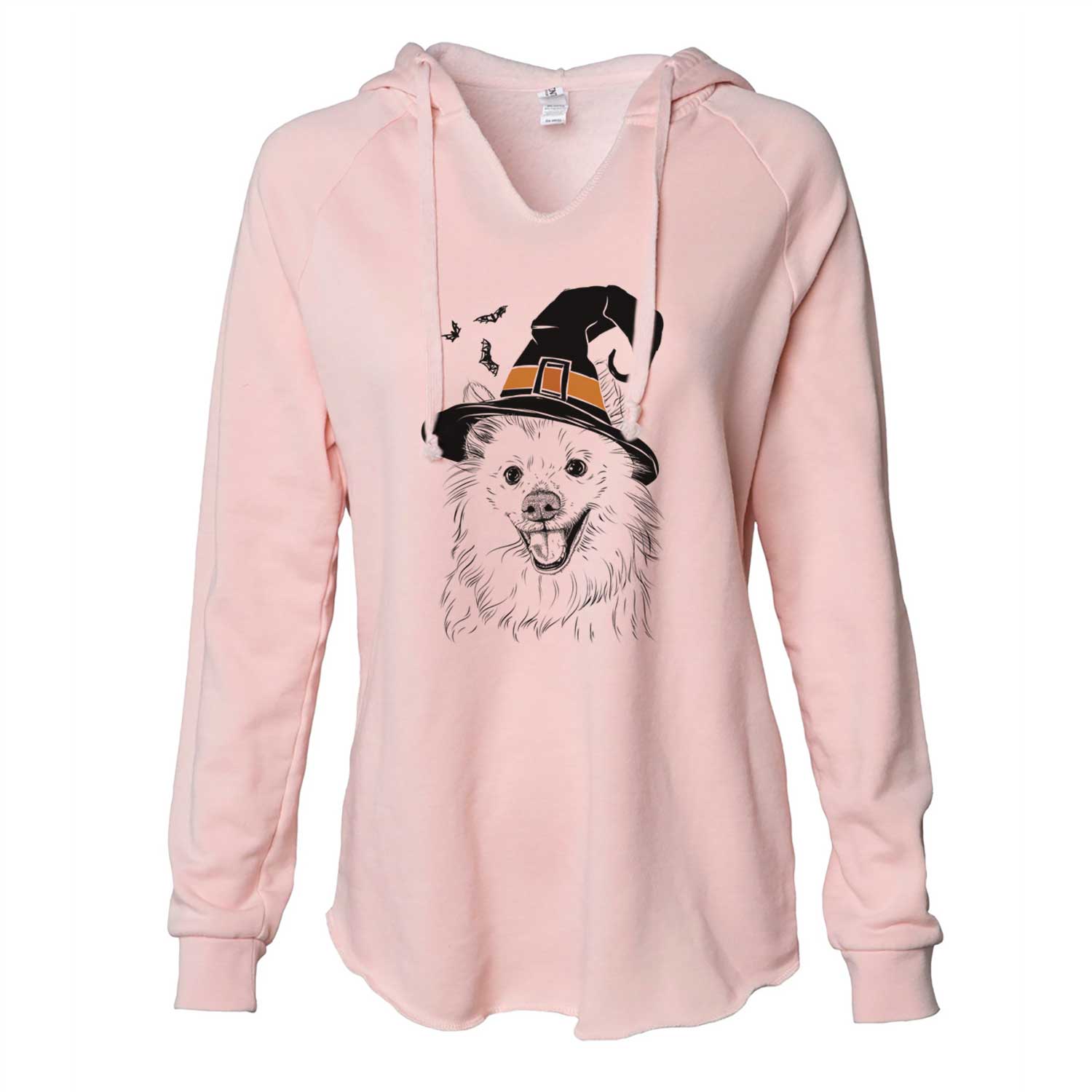 Witch Miki the American Eskimo - Cali Wave Hooded Sweatshirt