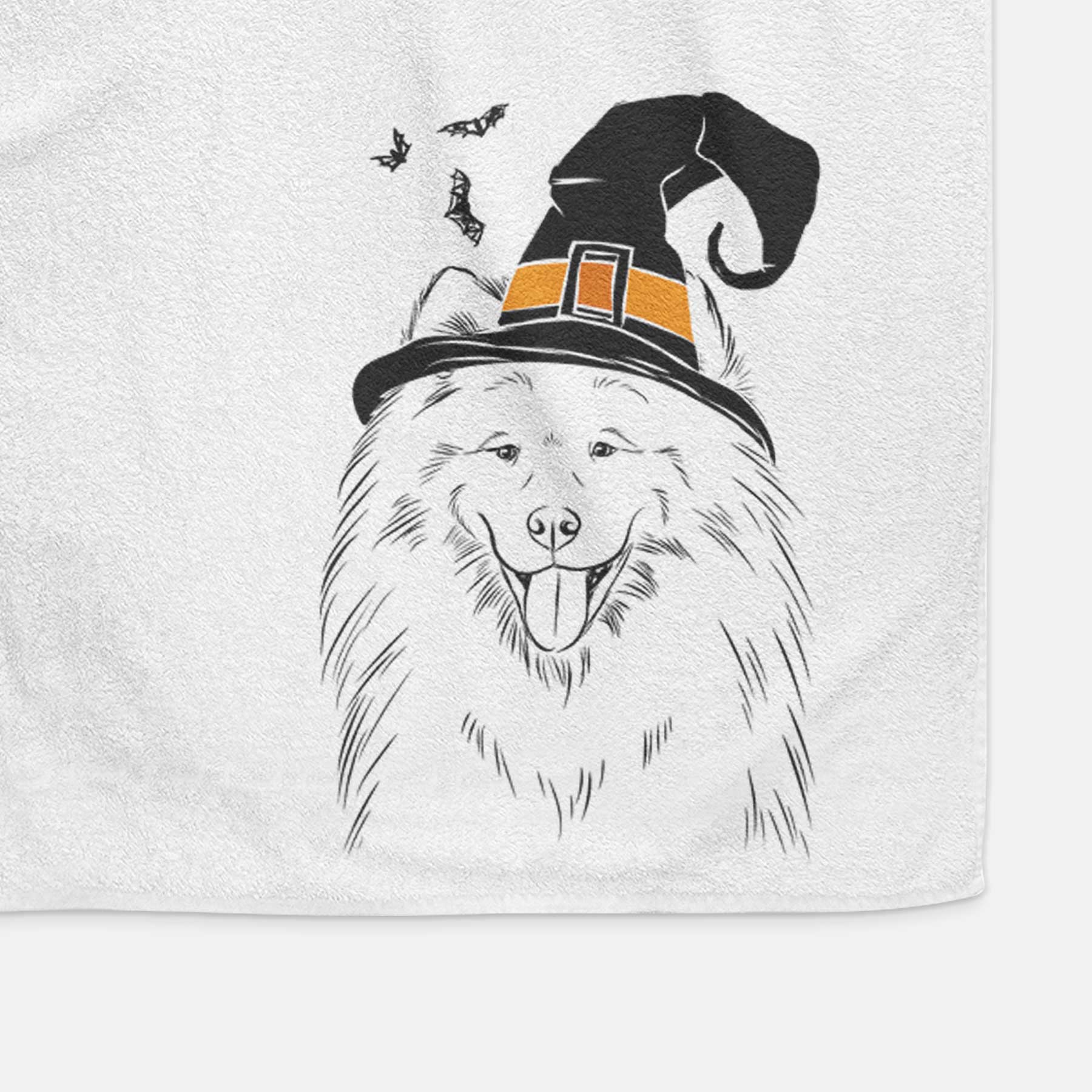 Mikko the Samoyed Decorative Hand Towel