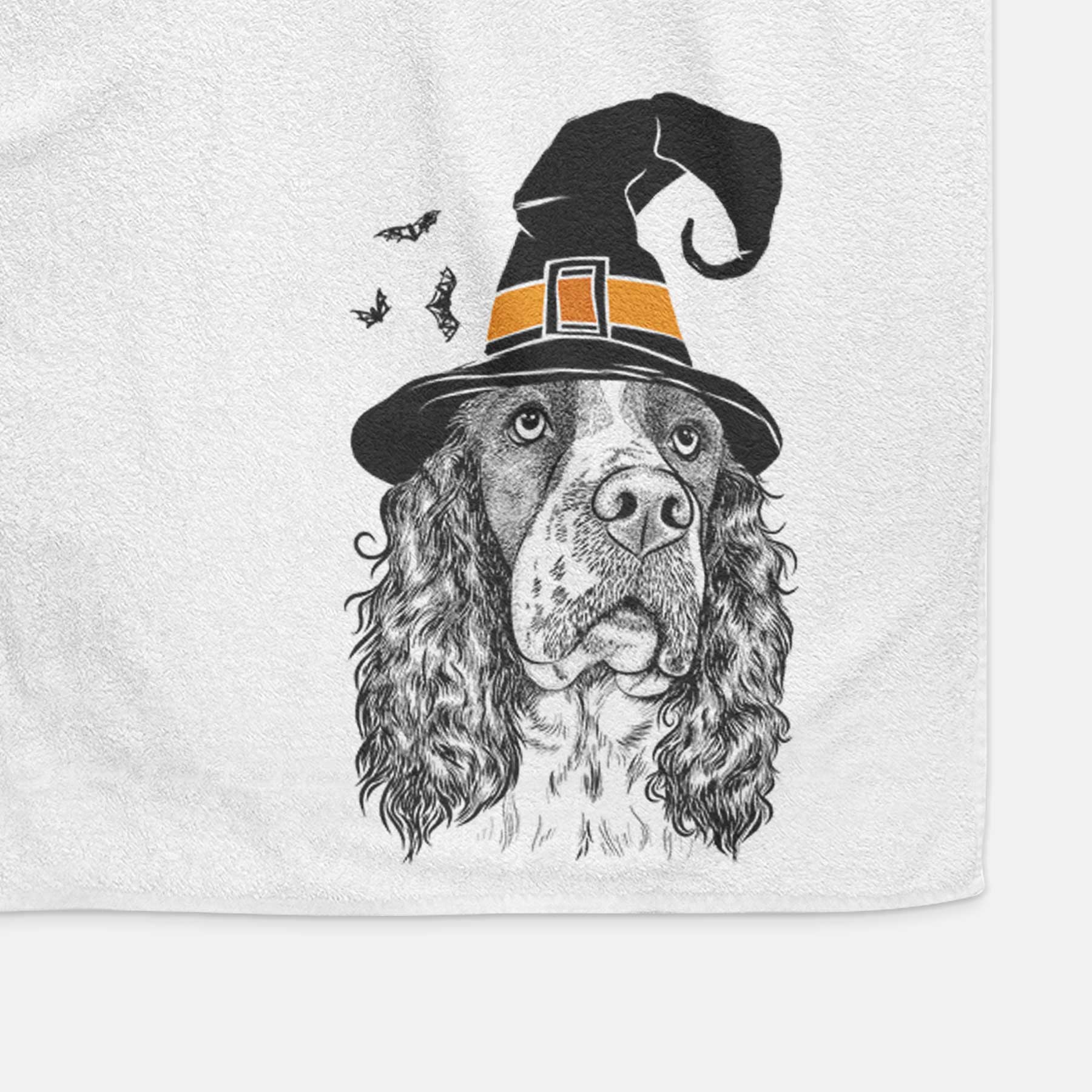 Millie Mae the English Springer Spaniel Decorative Hand Towel