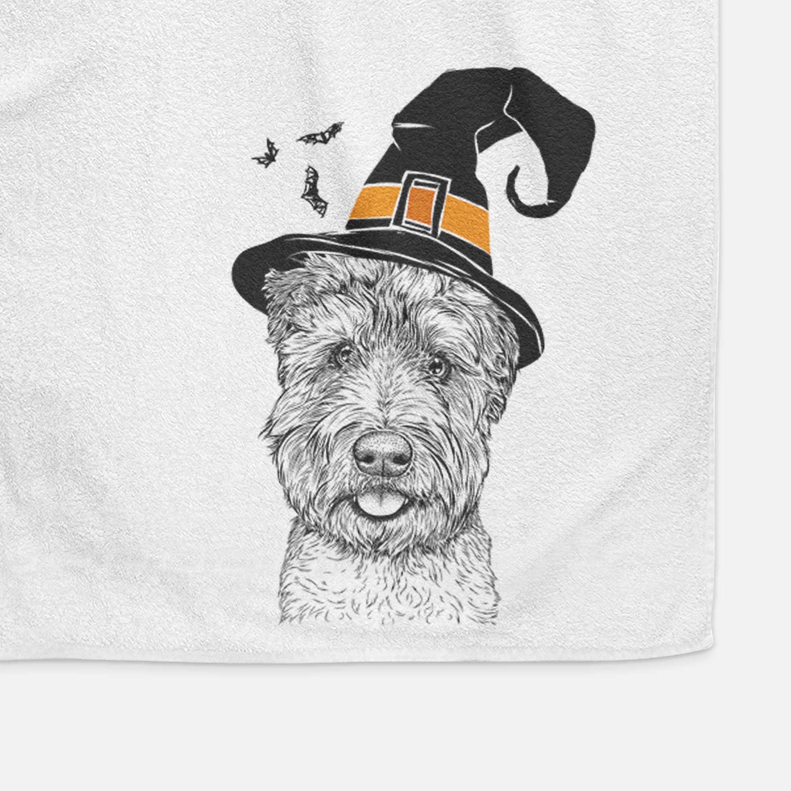 Milton the Soft Coated Wheaten Terrier Decorative Hand Towel