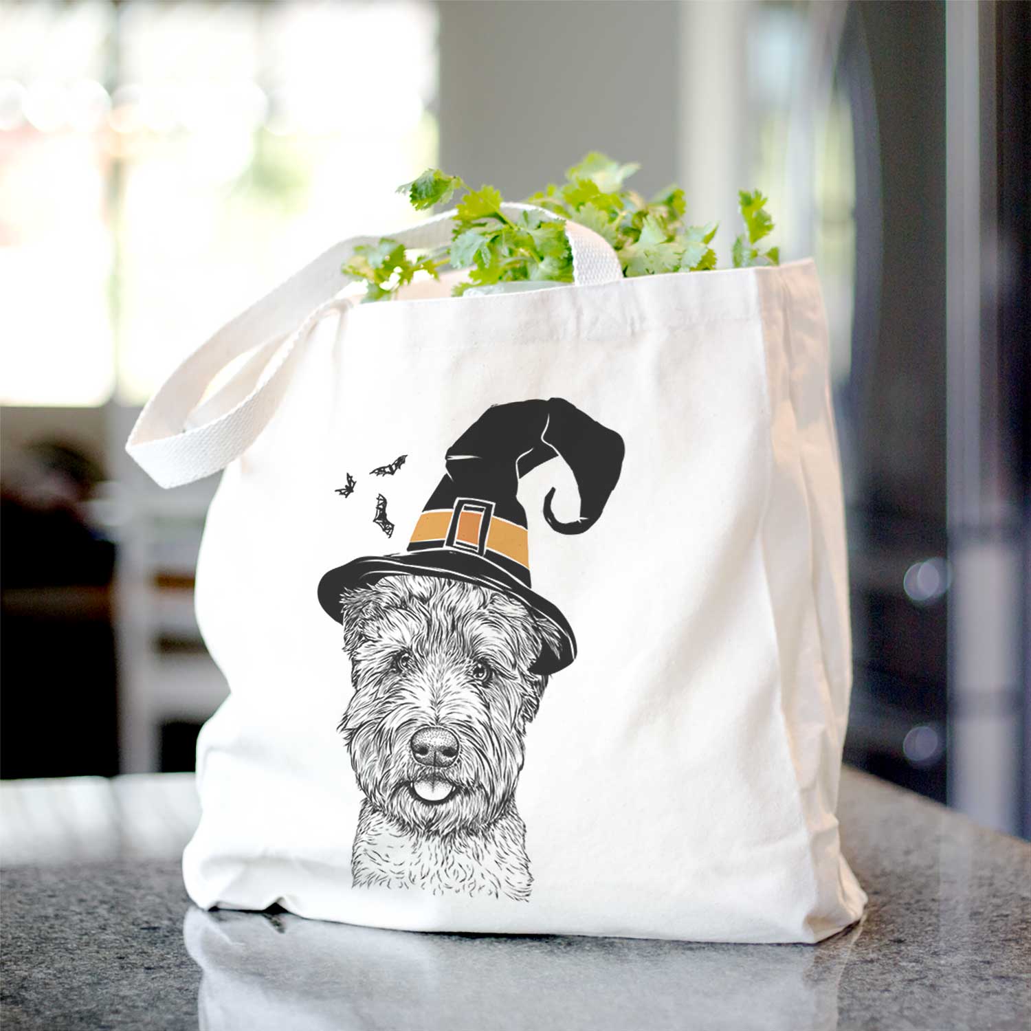 Milton the Soft Coated Wheaten Terrier - Tote Bag