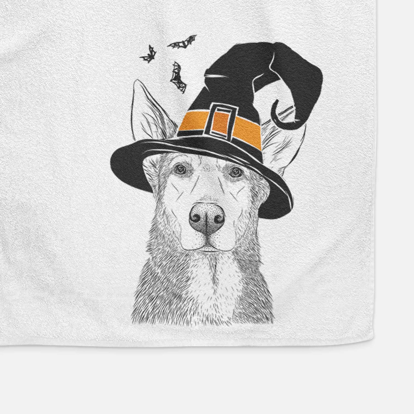 Misty the German Shepherd Mix Decorative Hand Towel