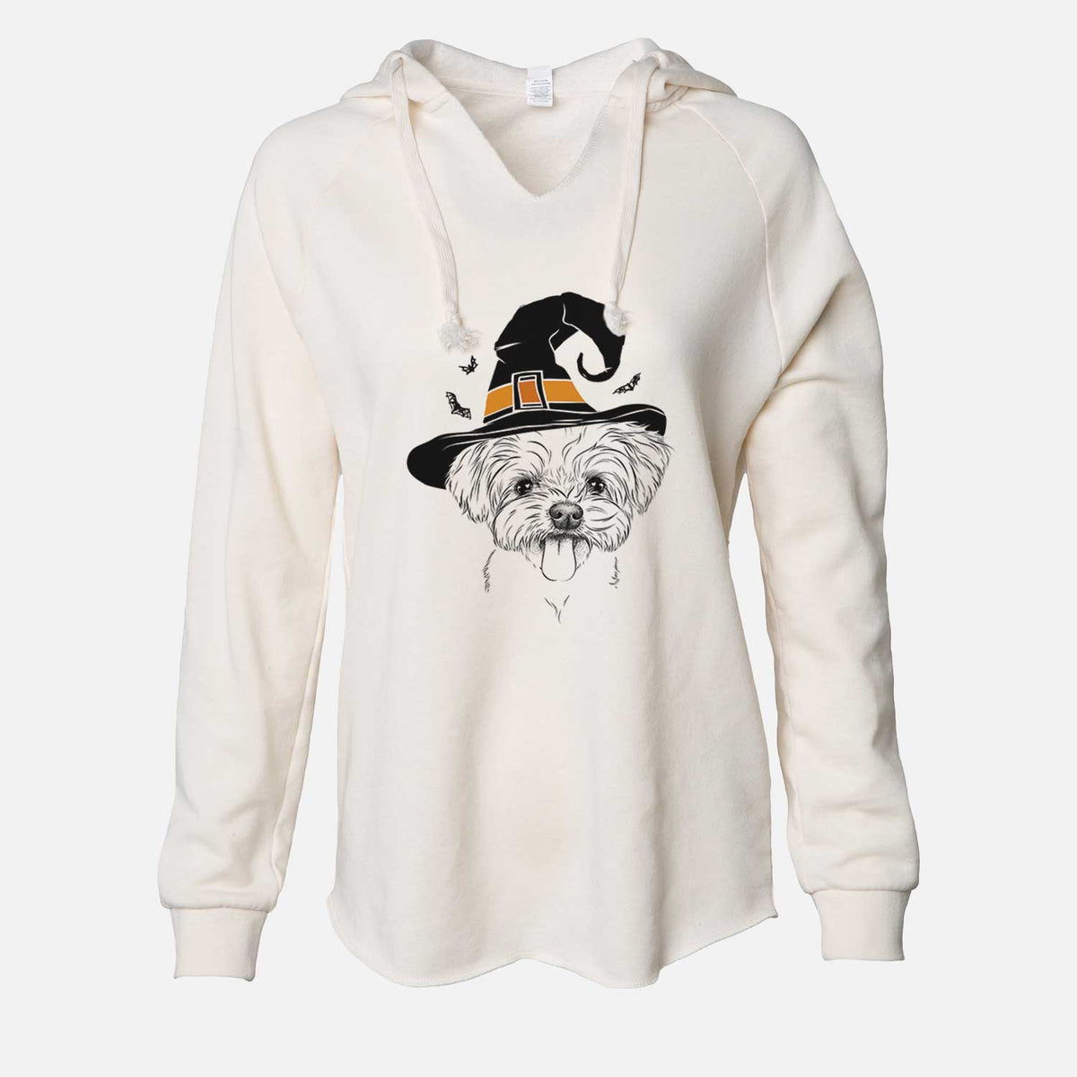 Witch Mochi the Maltese - Cali Wave Hooded Sweatshirt