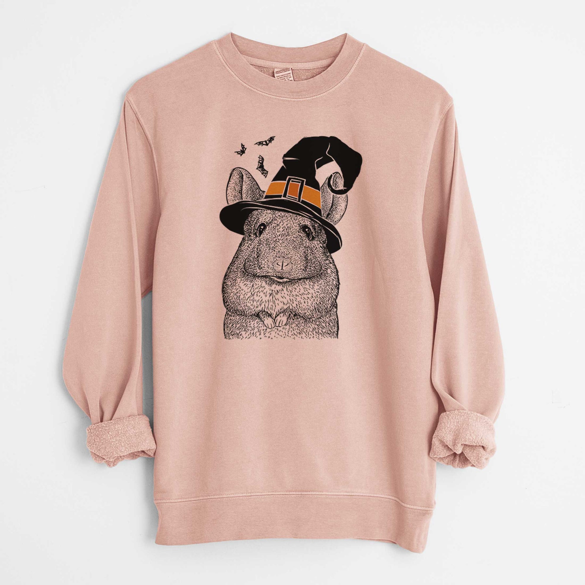 Witch Mojo the Chinchilla - Unisex Pigment Dyed Crew Sweatshirt