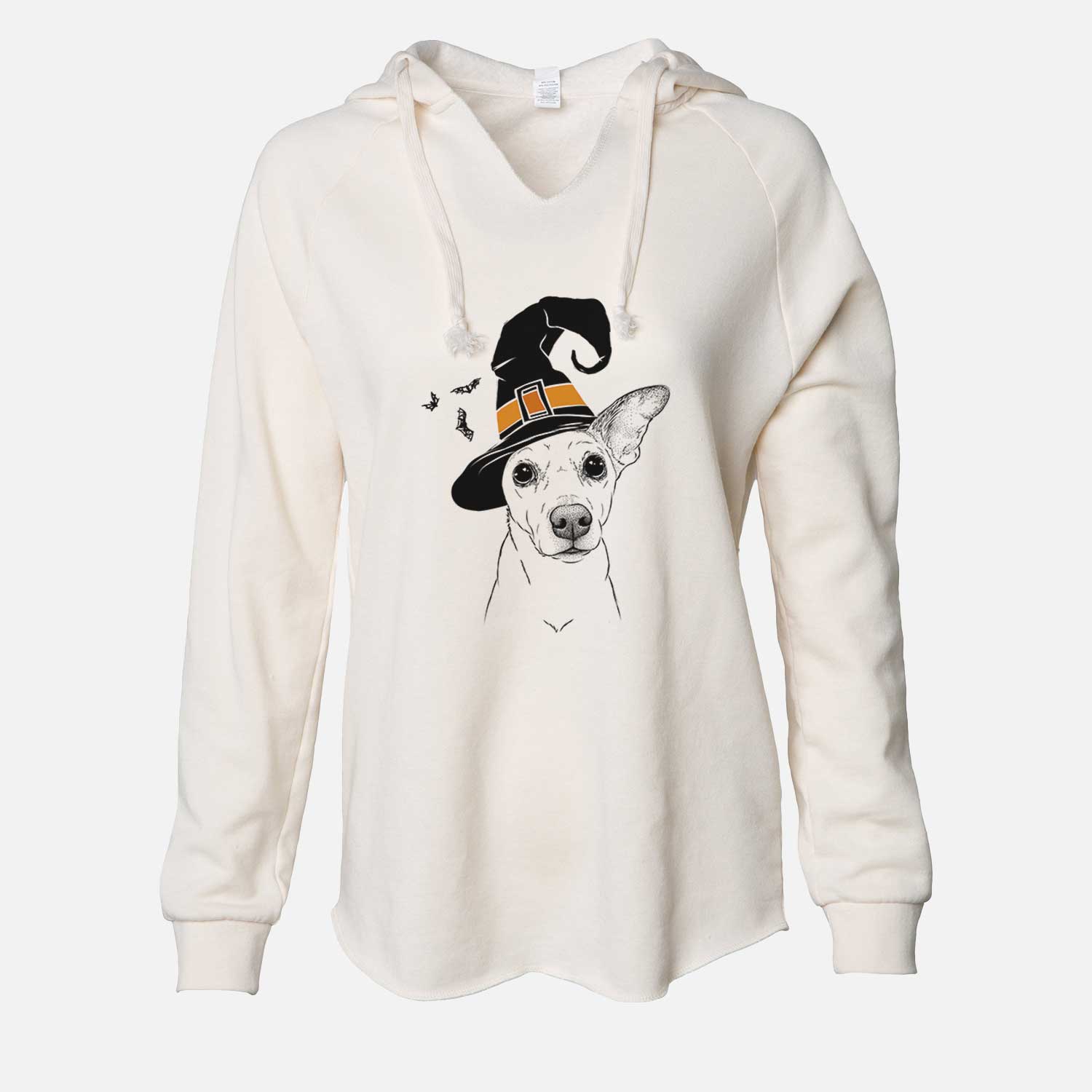 Witch Molly the Jack Russell Terrier - Cali Wave Hooded Sweatshirt