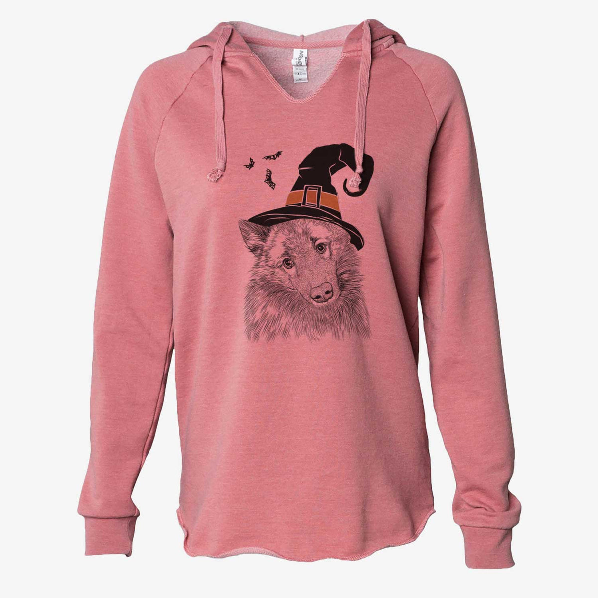 Witch Mr. Maverick the Keeshond - Cali Wave Hooded Sweatshirt