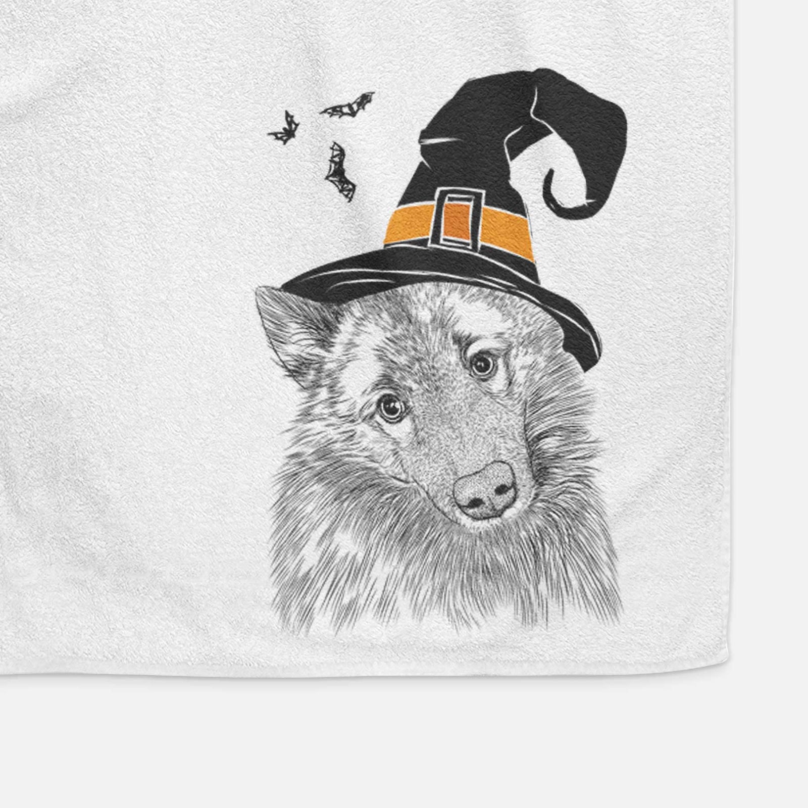 Mr. Maverick the Keeshond Decorative Hand Towel