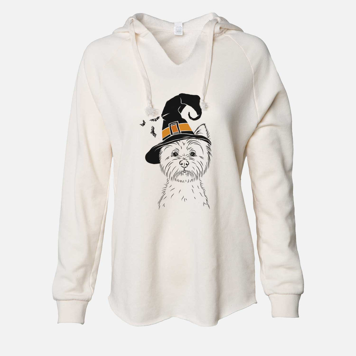 Witch Murphy the West Highland Terrier - Cali Wave Hooded Sweatshirt